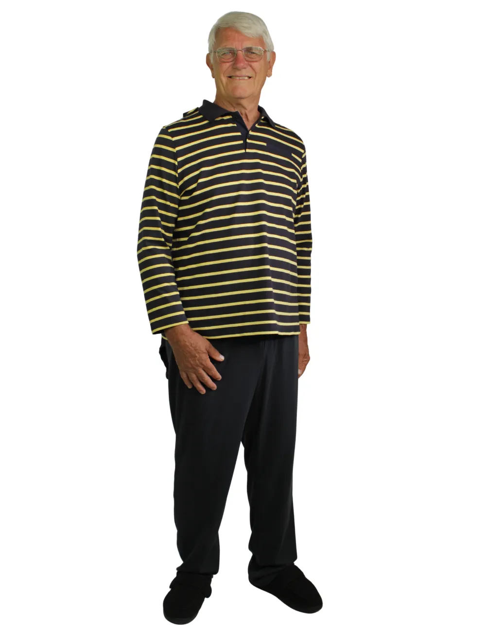 Anthony Adaptive Long Sleeve Polo