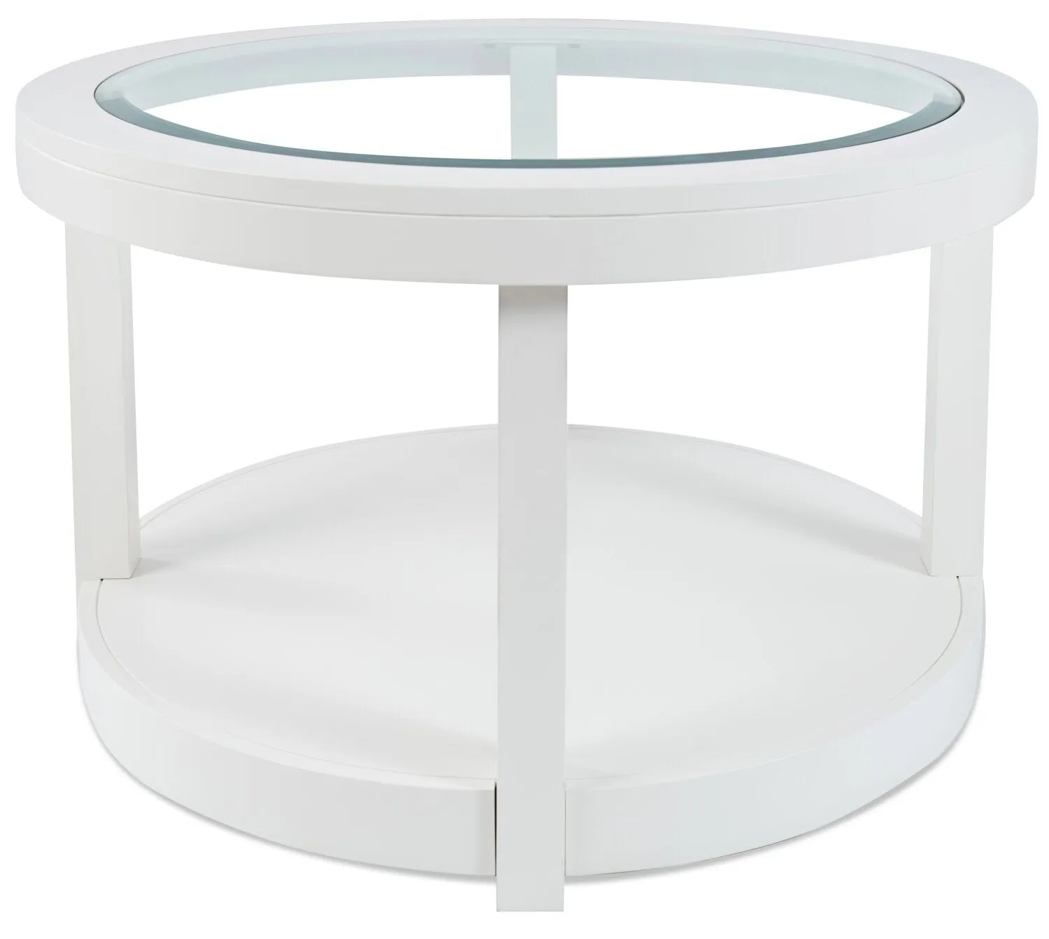 Beaumont Round Coffee Table - White