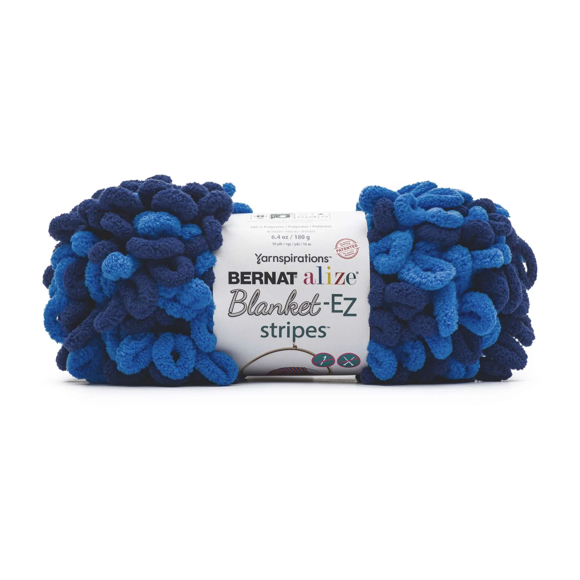 Bernat Alize Blanket-EZ Stripes Yarn