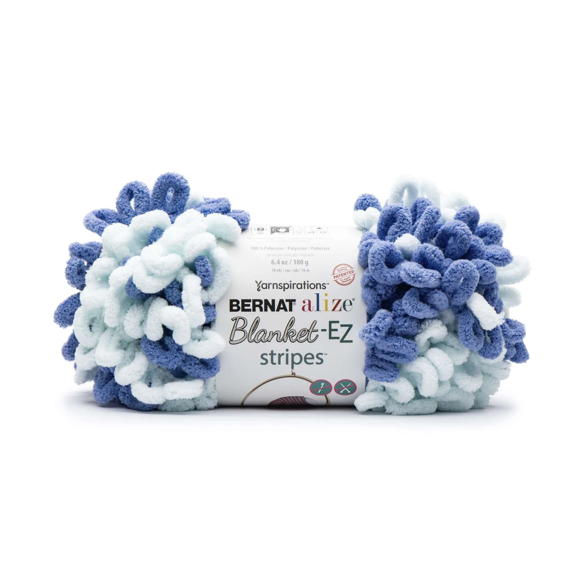 Bernat Alize Blanket-EZ Stripes Yarn