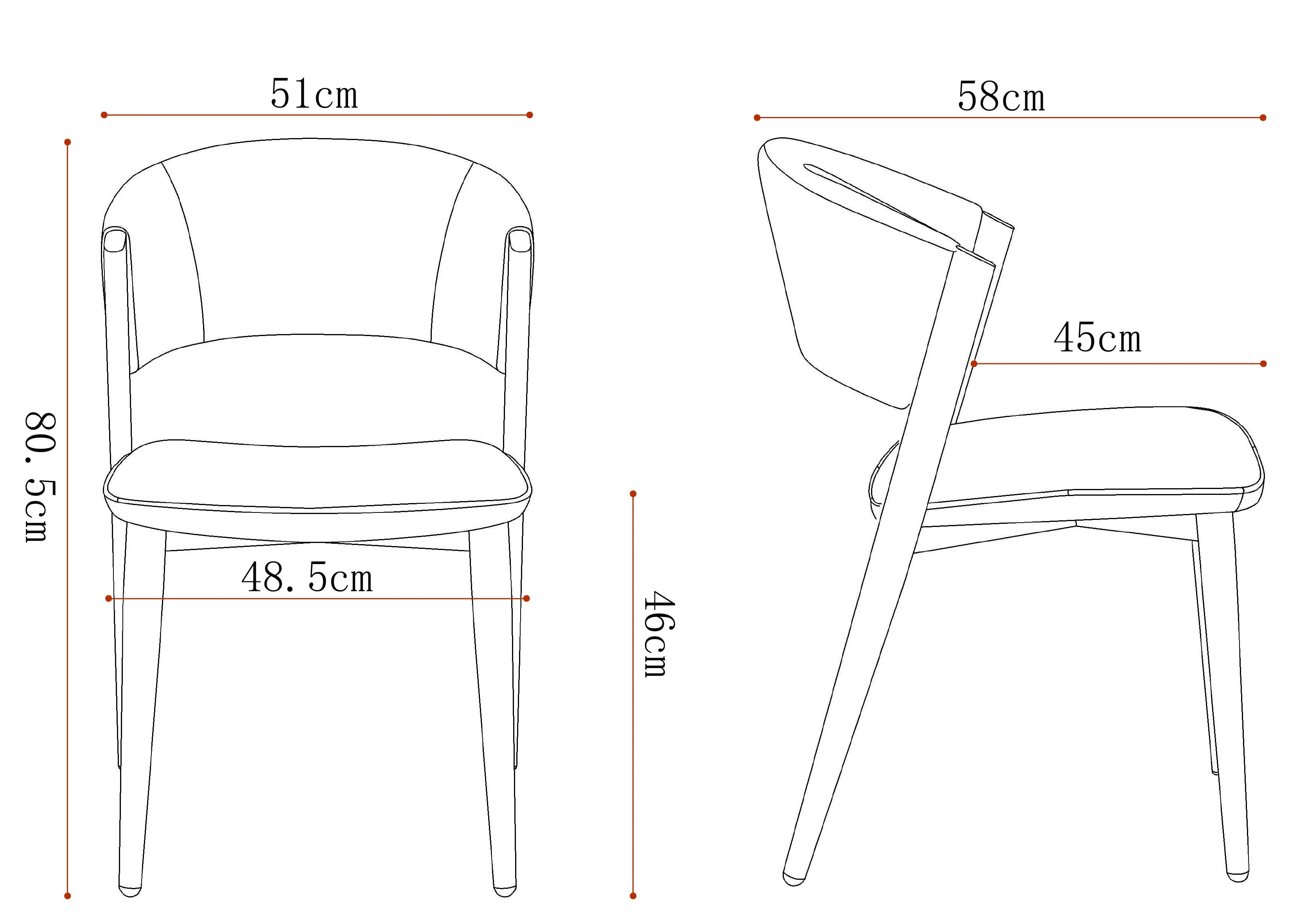 Brooklyn Dining Chair Beige and Black Metal Frame