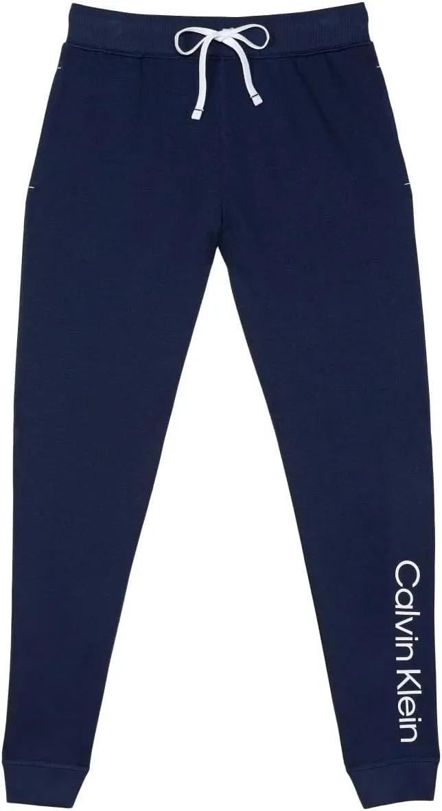 Calvin Klein Womens 2 Pack French Terry Iconic CK Logo Joggers