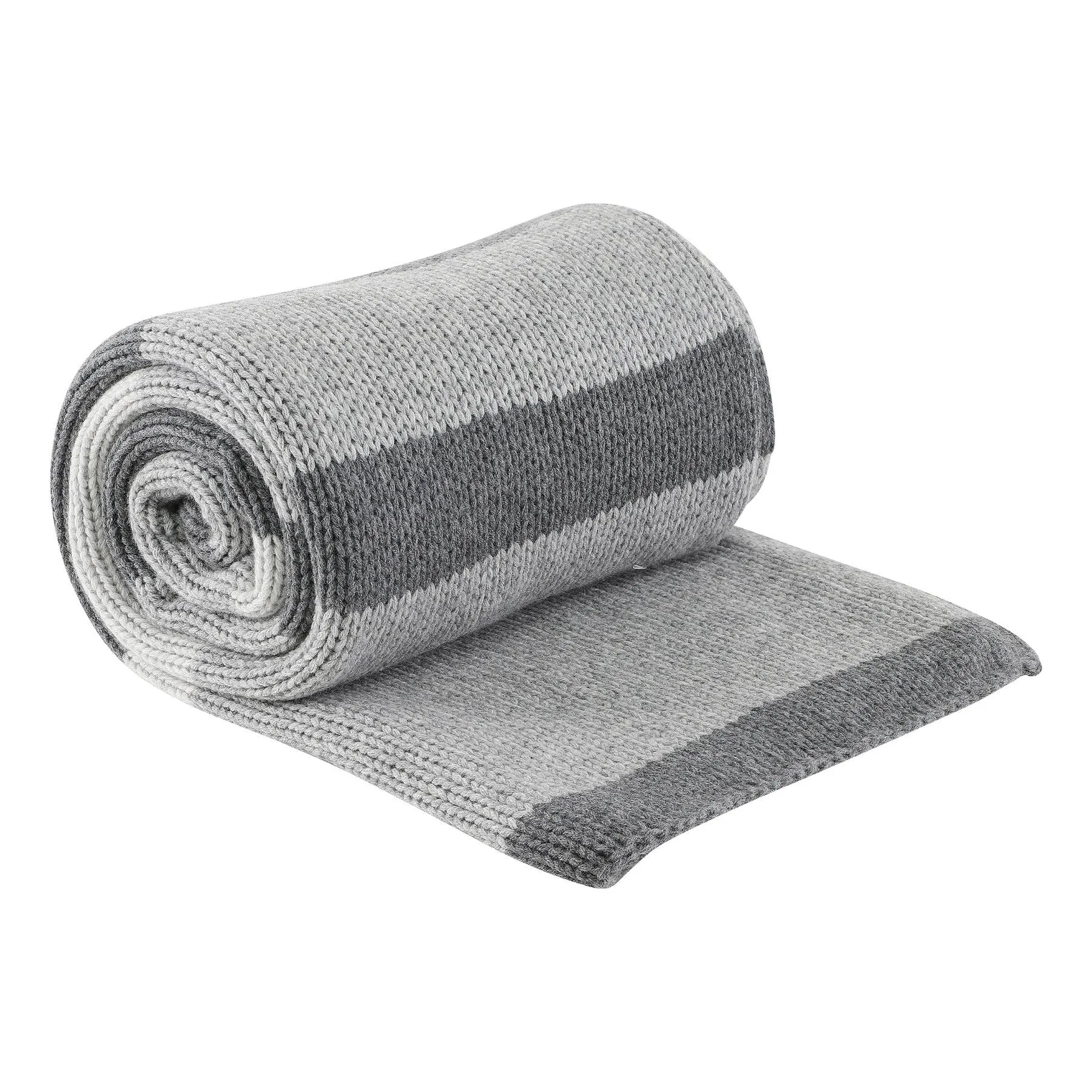 CARE BY ME Cashmere Wool Olivia Throw Blanket