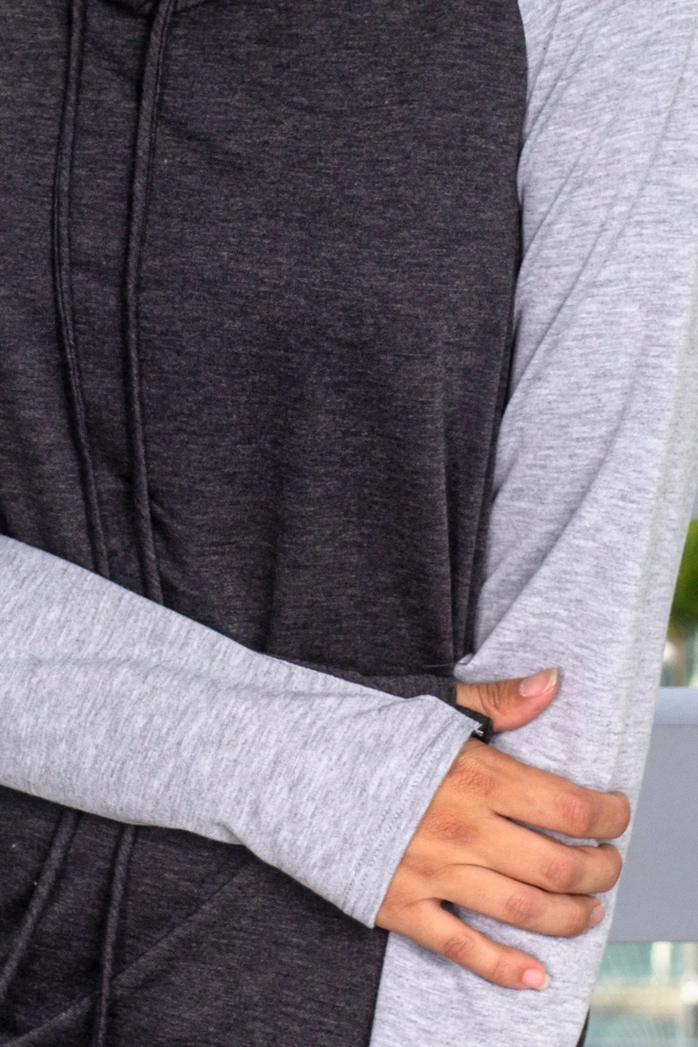 Charcoal and Gray Pullover Sweater