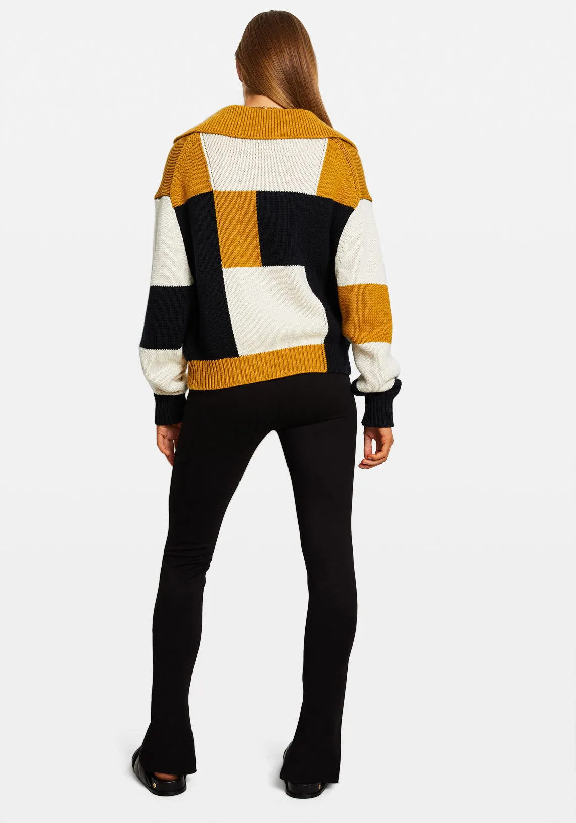 CHECKED POLO KNIT