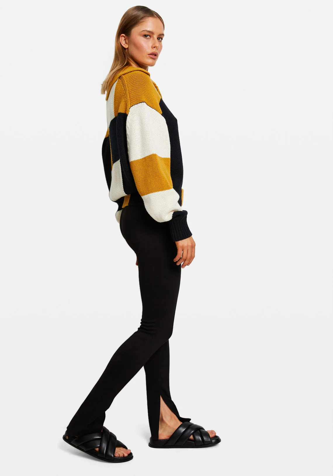 CHECKED POLO KNIT