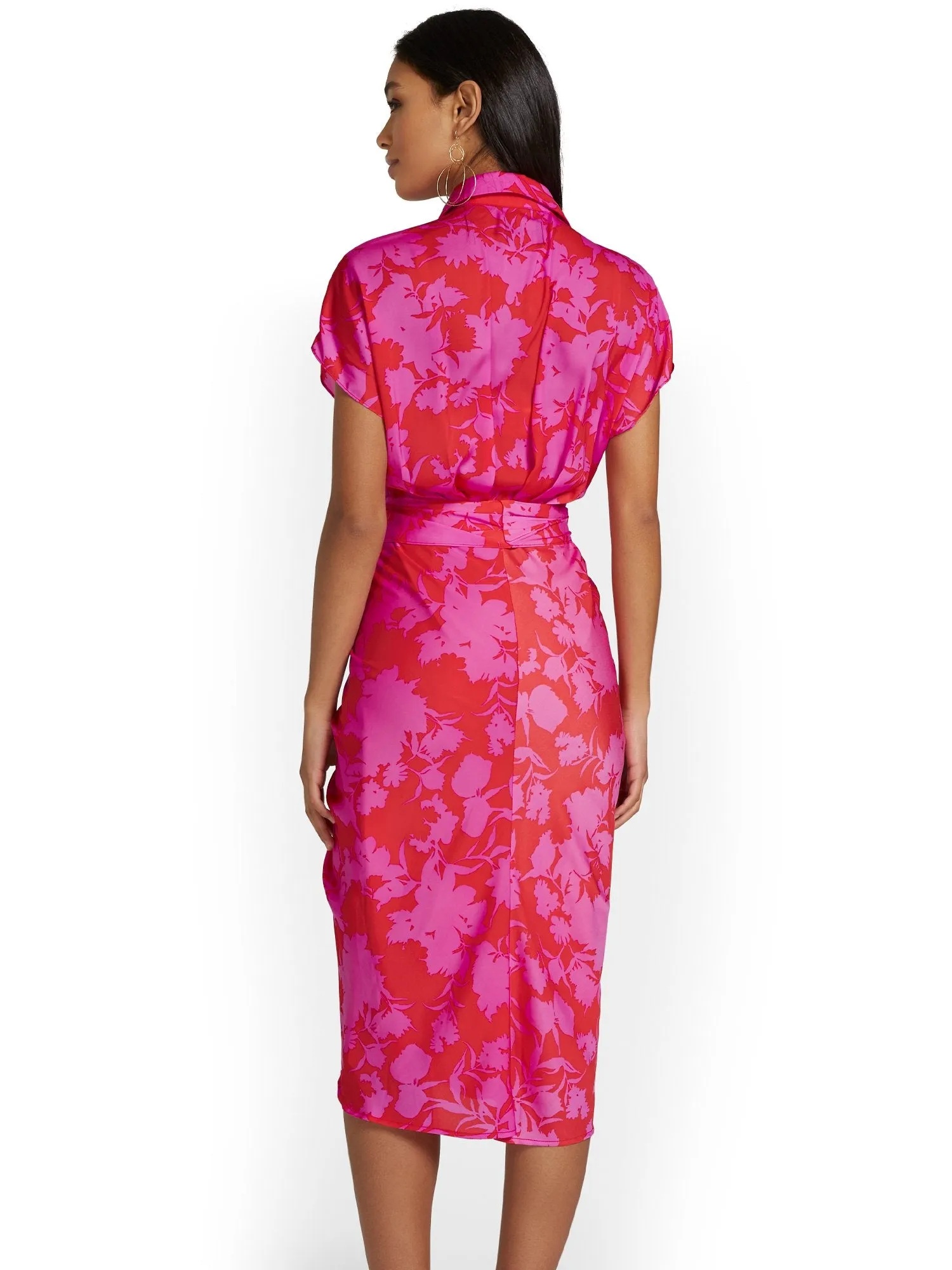 Do Be Tropical-Print Shirred Shirtdress - Brands We Love