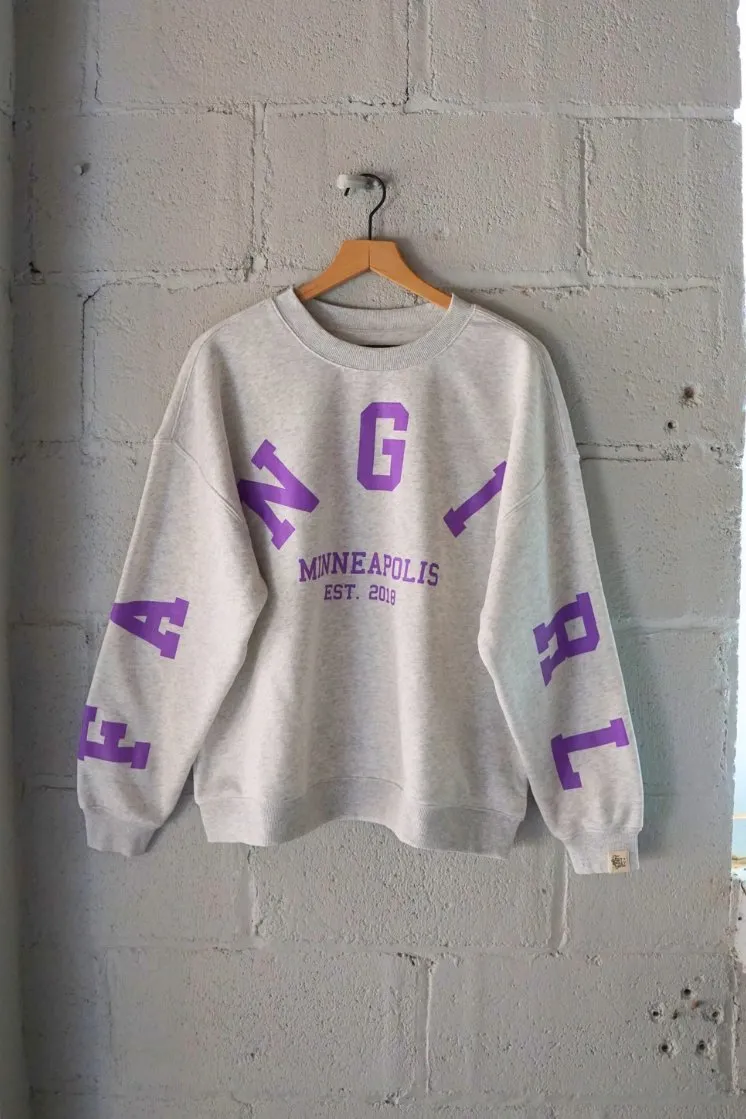 Fan Girl Oversized Graphic Crew