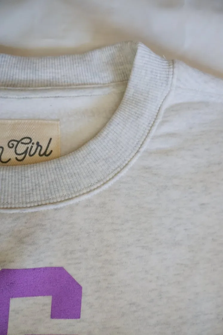 Fan Girl Oversized Graphic Crew