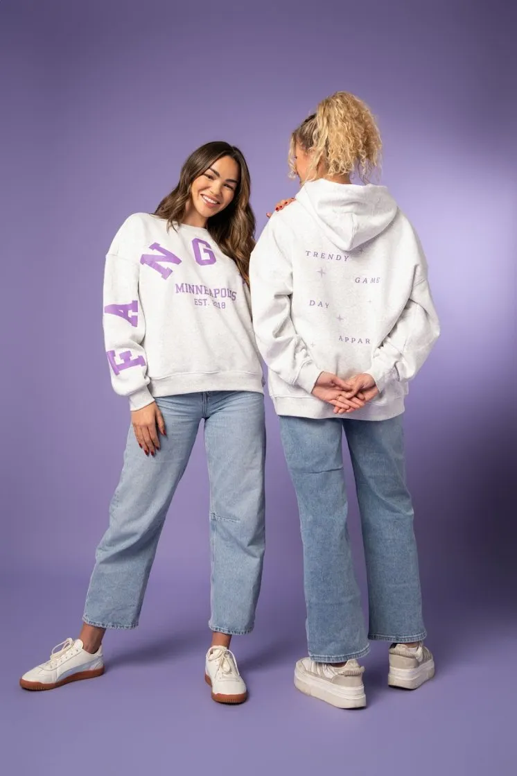 Fan Girl Oversized Graphic Crew