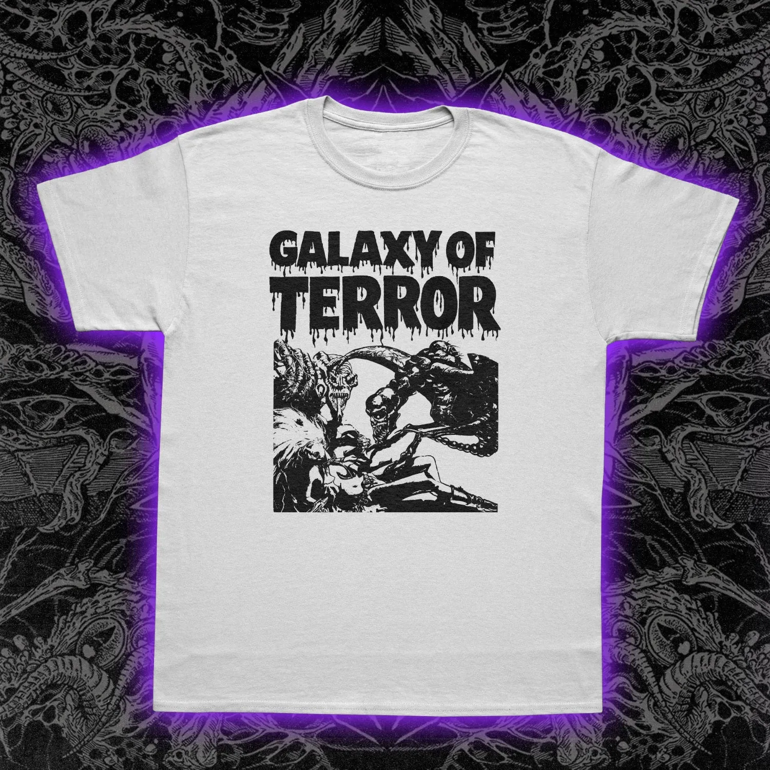 Galaxy Of Terror Film Slim Fit Tee