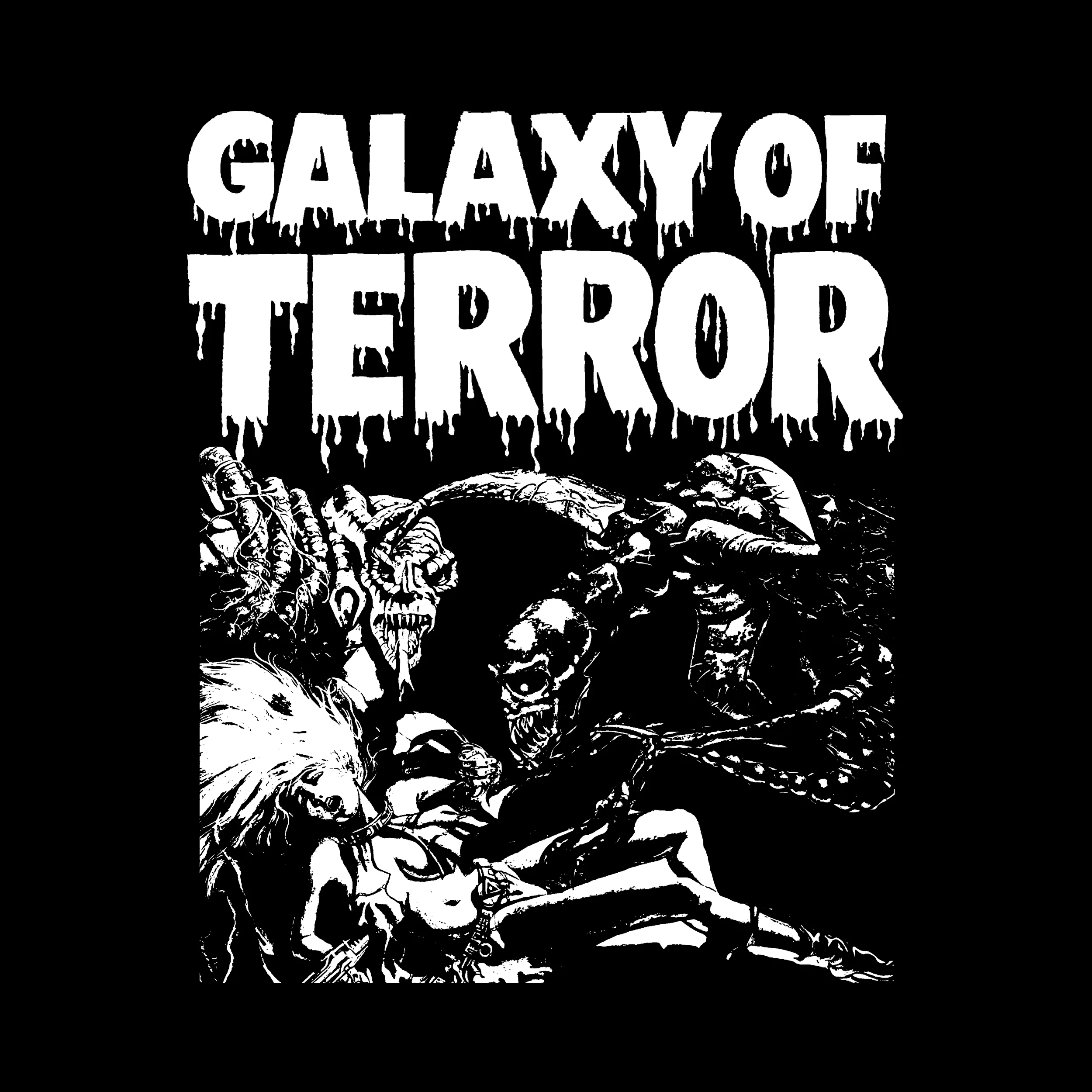 Galaxy Of Terror Film Slim Fit Tee