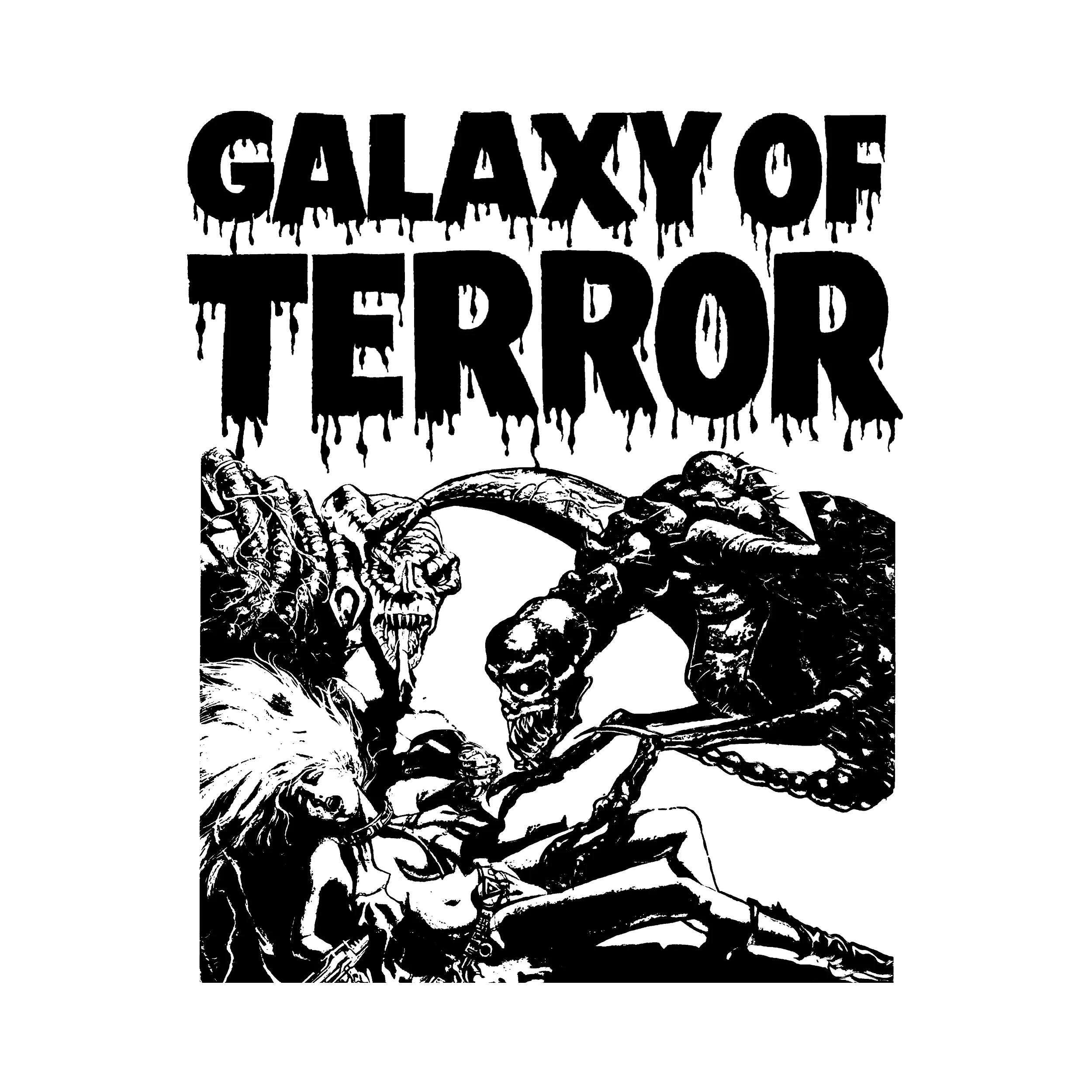 Galaxy Of Terror Film Slim Fit Tee