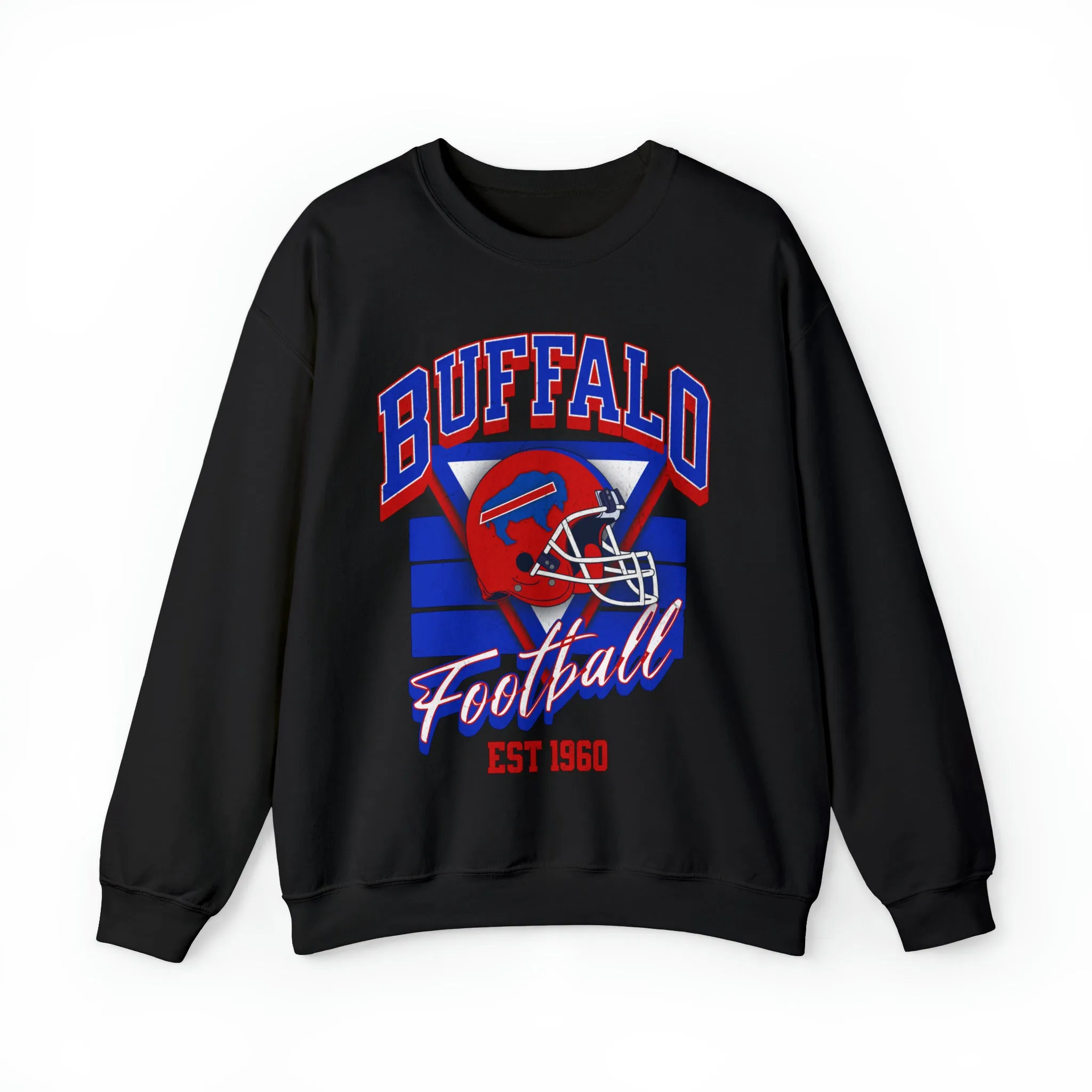 Grab Dad a Beer Ultra Retro Buffalo Football Crewneck Sweatshirt