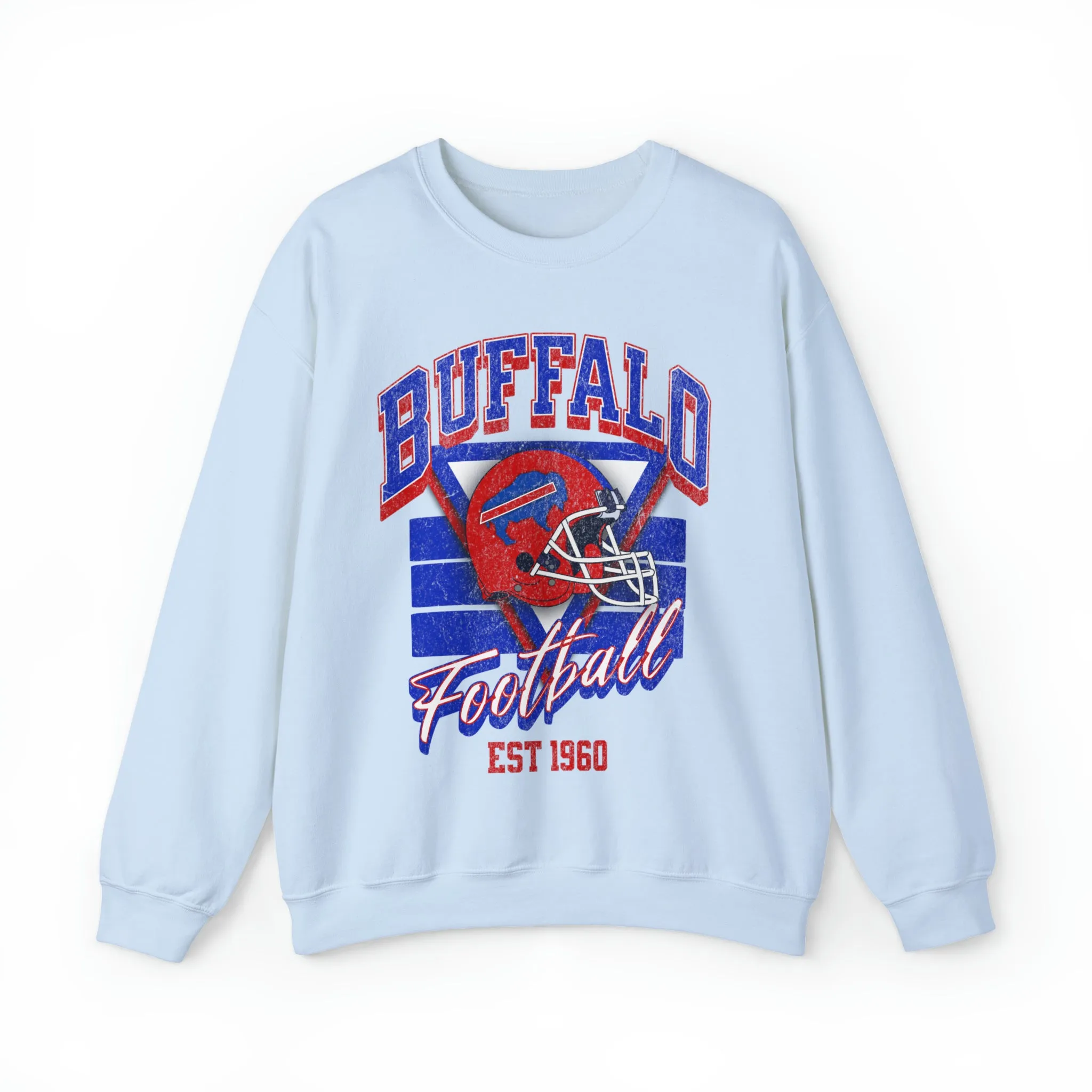 Grab Dad a Beer Ultra Retro Buffalo Football Crewneck Sweatshirt