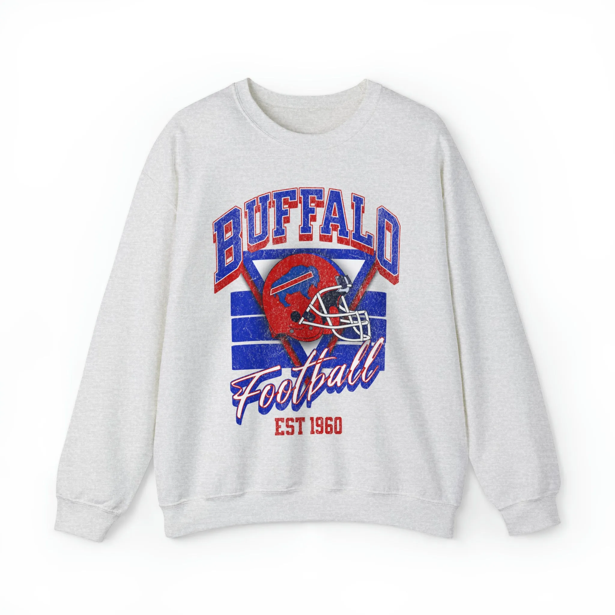 Grab Dad a Beer Ultra Retro Buffalo Football Crewneck Sweatshirt