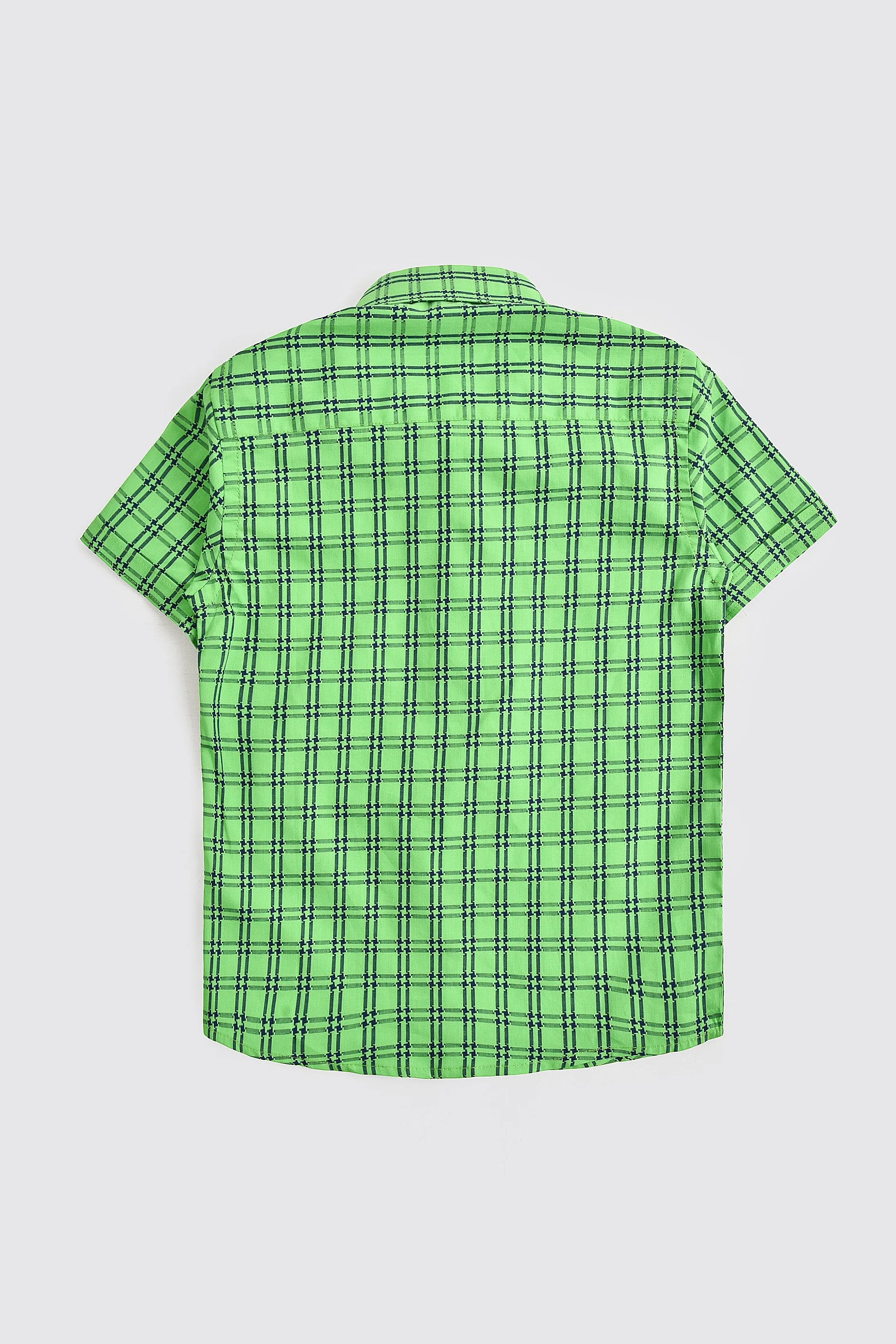 Green Groove Checked Shirt