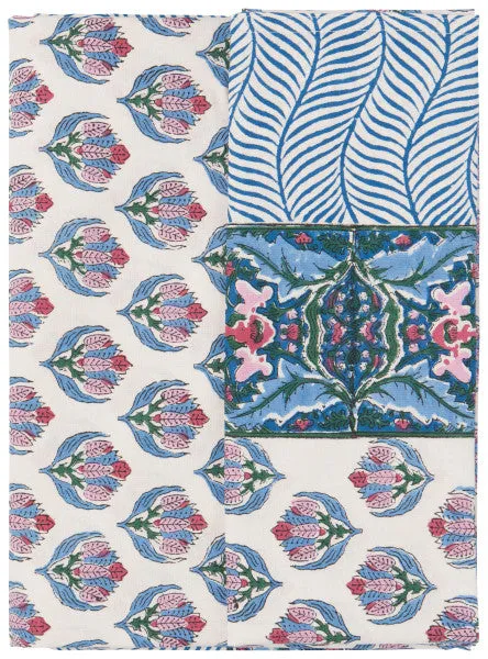 Hand Block-Printed Tablecloths (Various Styles)