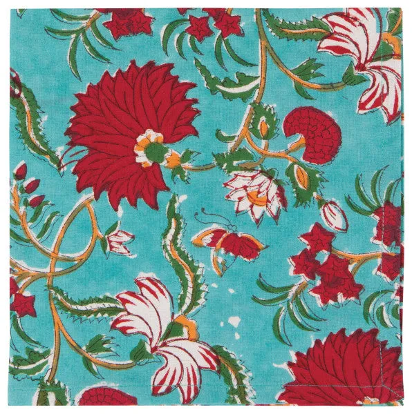 Hand Block-Printed Tablecloths (Various Styles)
