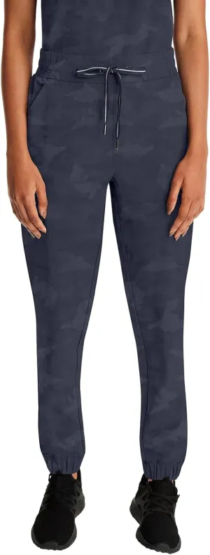 Healing Hands Scrubs for Women Jogger Camo Pant Tate 5 Pockets Moisture Wicking, Easy Care, 360 Stretch, Quick Dry - 9350