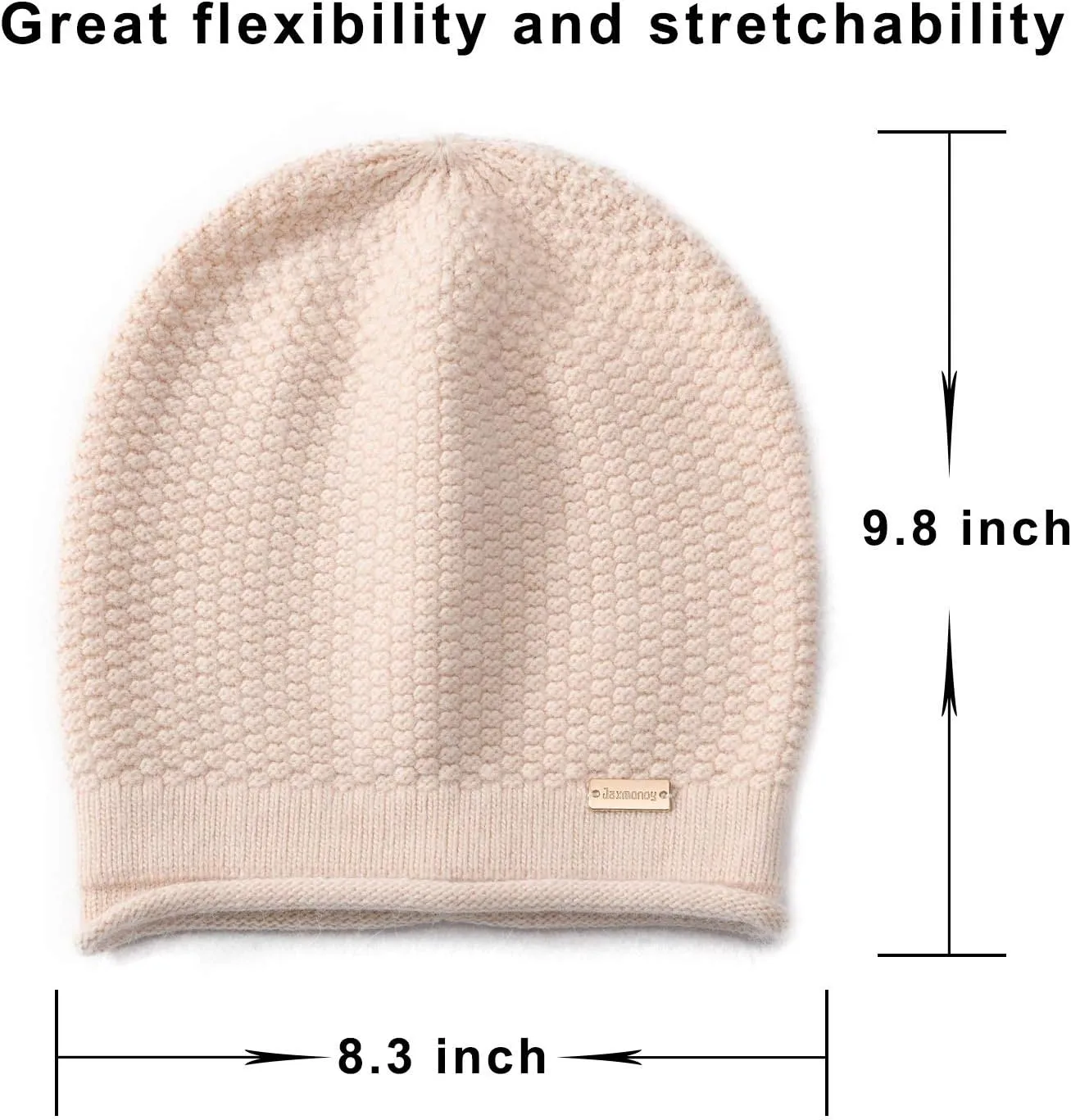 jaxmonoy Slouchy Beanies for Women Winter Soft Warm Hat Skull Cap Ladies Slouch Knitted Beanie Knit Hat for Women
