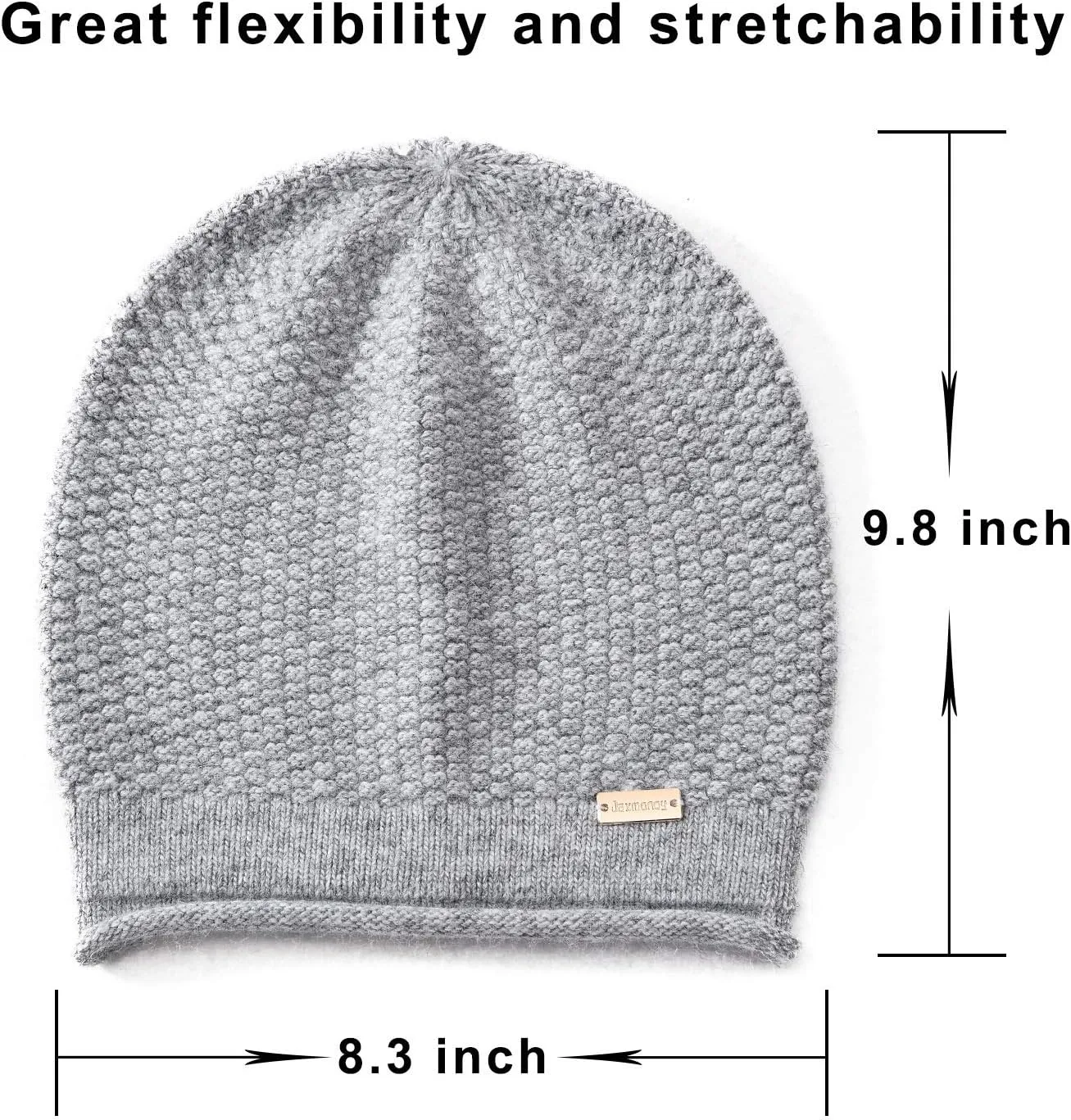 jaxmonoy Slouchy Beanies for Women Winter Soft Warm Hat Skull Cap Ladies Slouch Knitted Beanie Knit Hat for Women