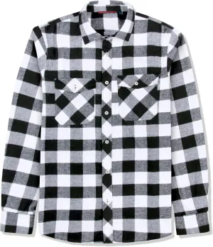J.VER Men's Flannel Plaid Shirts Long Sleeve Regular Fit Casual Button Down Checkered Buffalo Plaid Shirt for Fall Winter