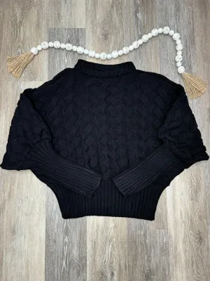 MAR Black Braid Sweater