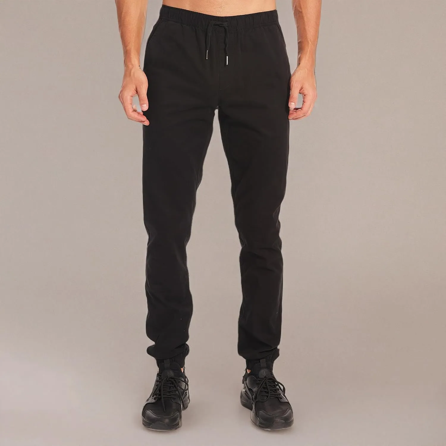 Men's 34"&36" Inseam Cotton Casual Jogger Pants