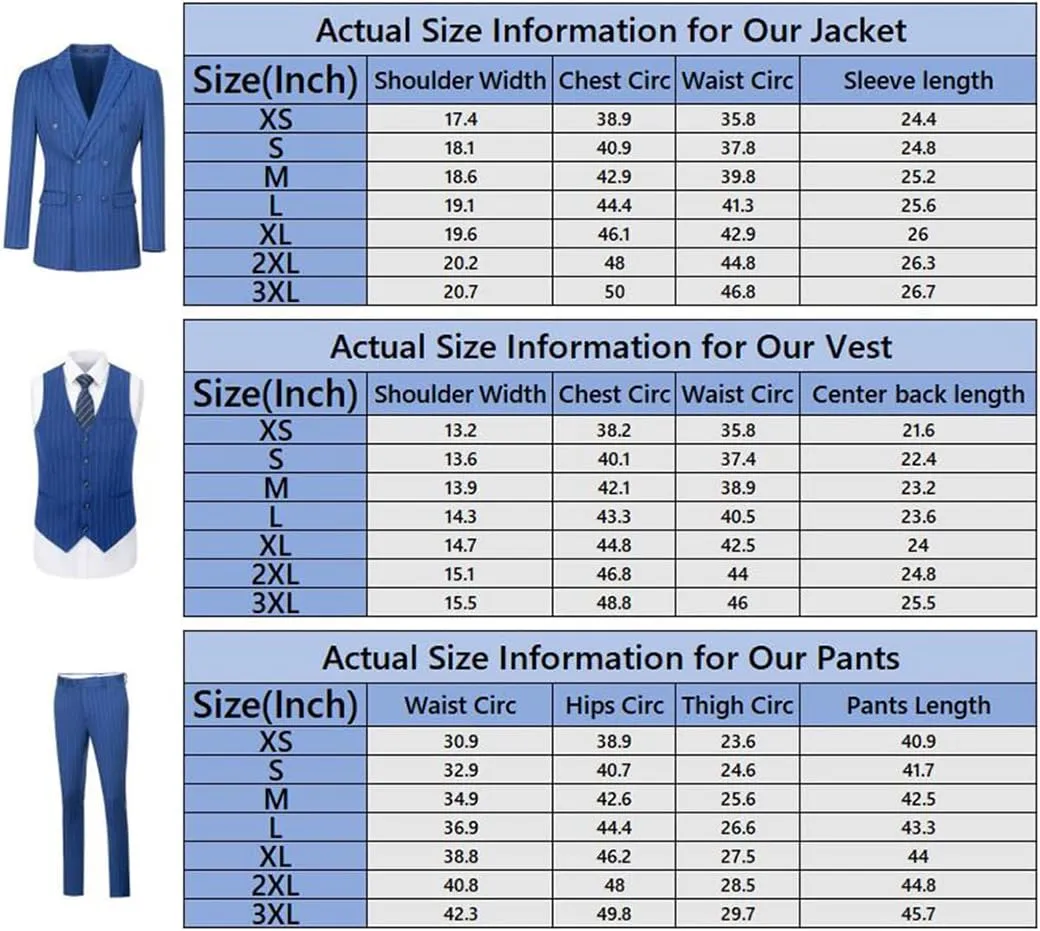 Mens Suit Plaid Slim Fit 3 Pieces Checked Casual Tuxedo Formal Suits for Men Wedding Business Party Blazer Vest Pants Set
