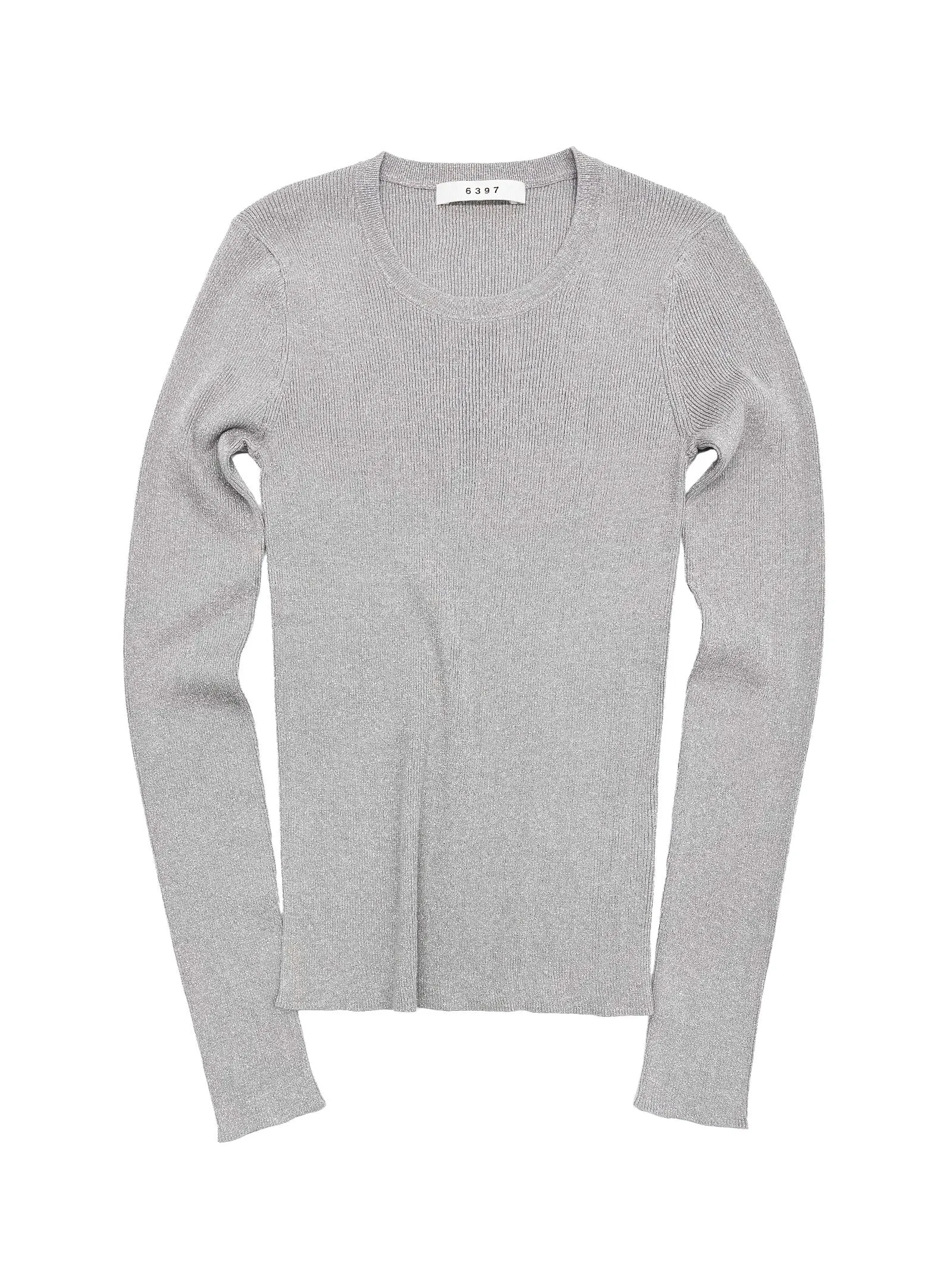 Metallic Skinny Crew