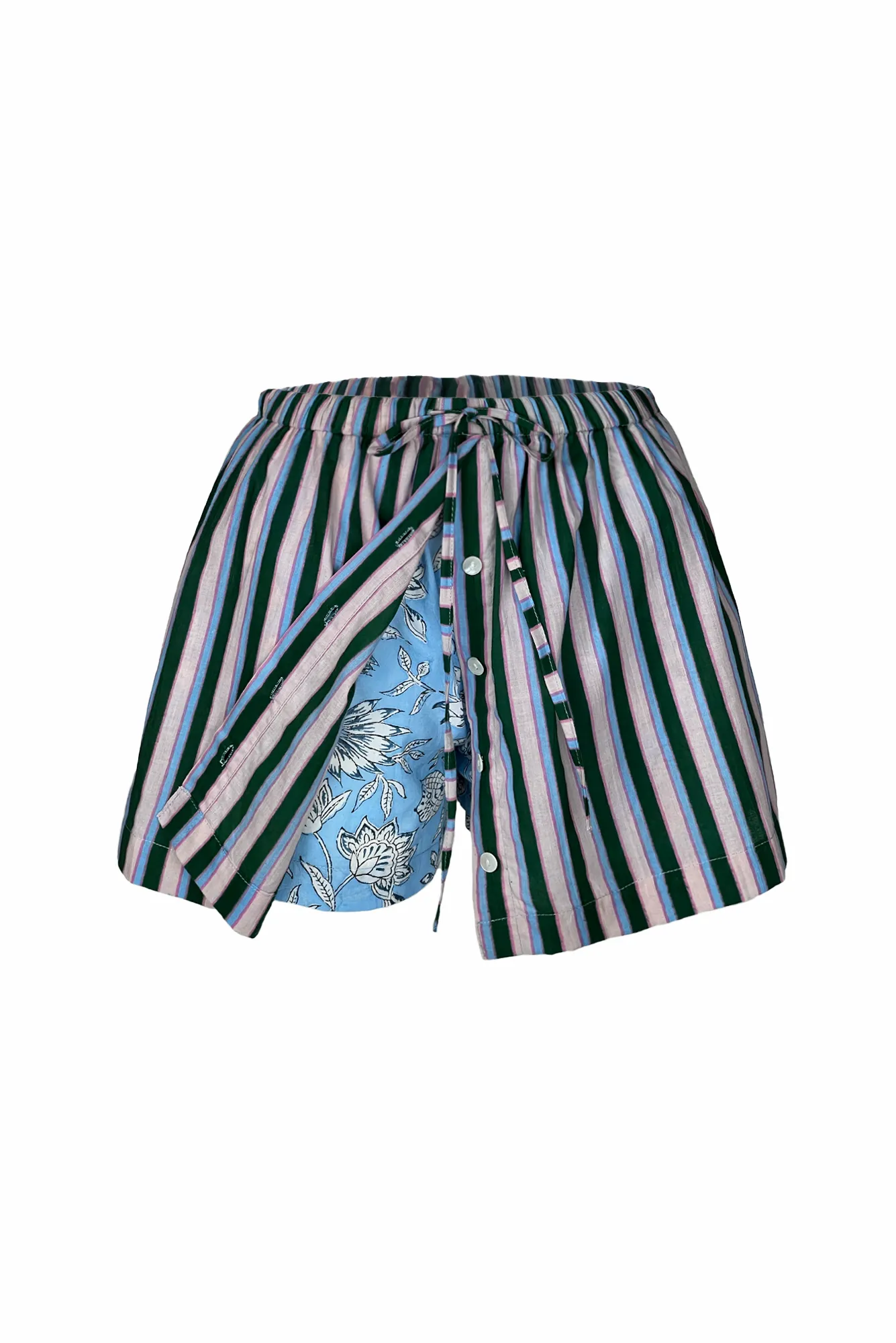 Nainital Skorts (Green & Pink)