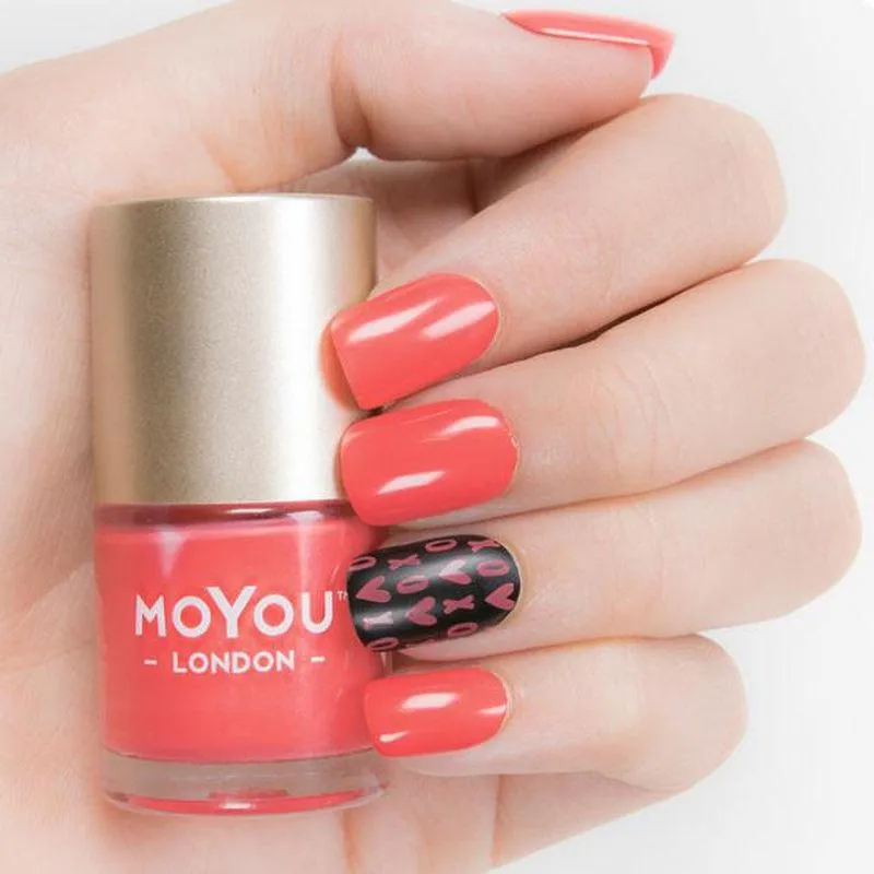 Premium Nail Polish - Coral Crush