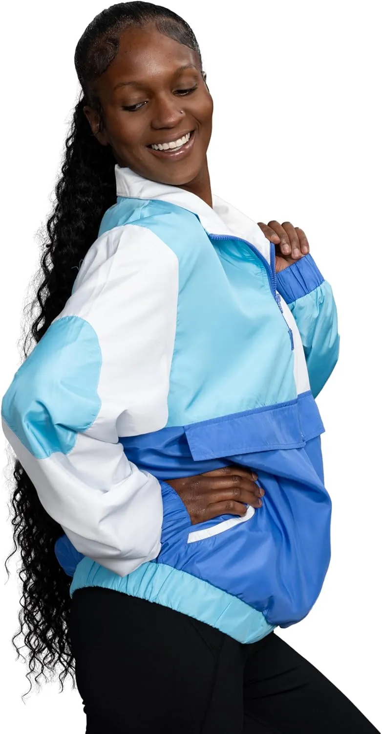 Retro Windbreaker Jacket Lightweight 80s & 90s Colorful Designs