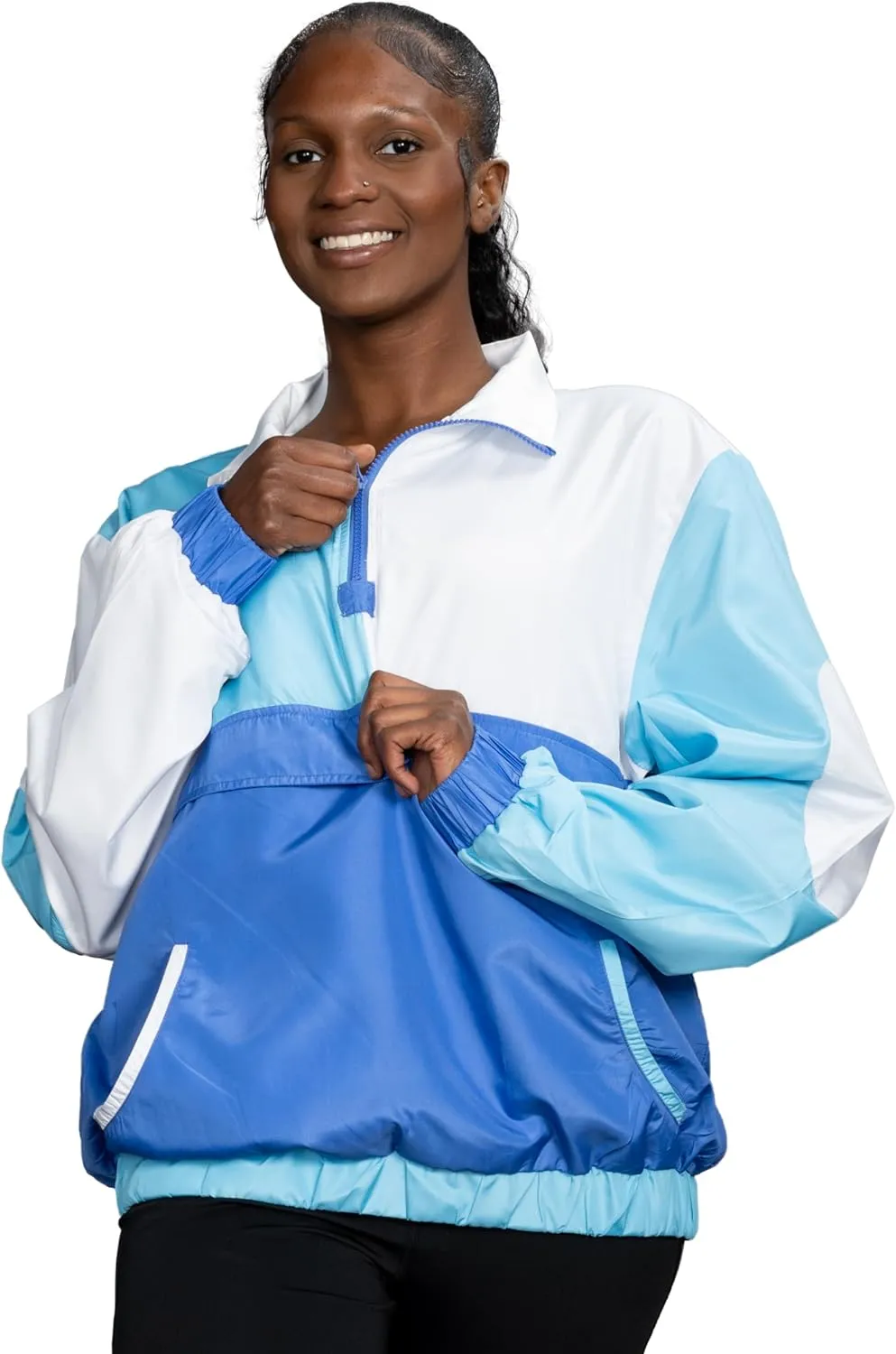 Retro Windbreaker Jacket Lightweight 80s & 90s Colorful Designs
