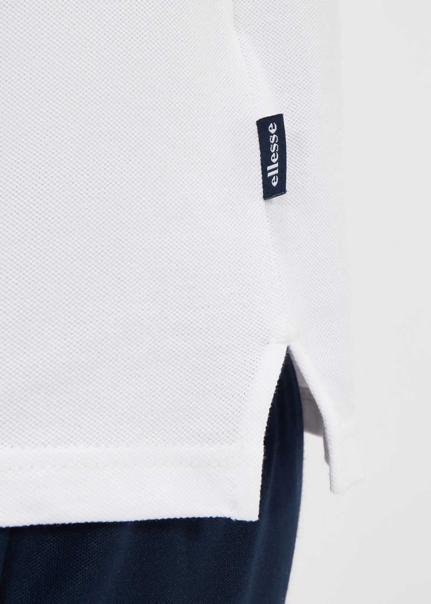 Rooks polo - white light blue dark blue