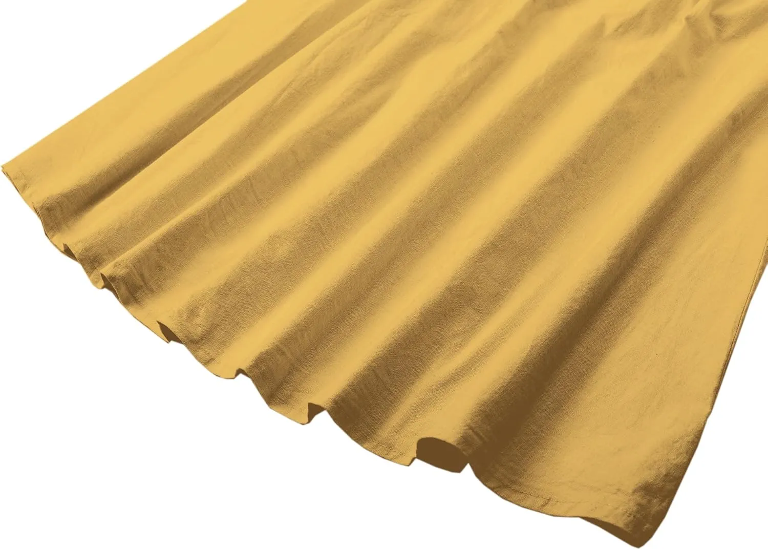 SANGTREE Women's Casual Cotton Linen Skirts with Pockets