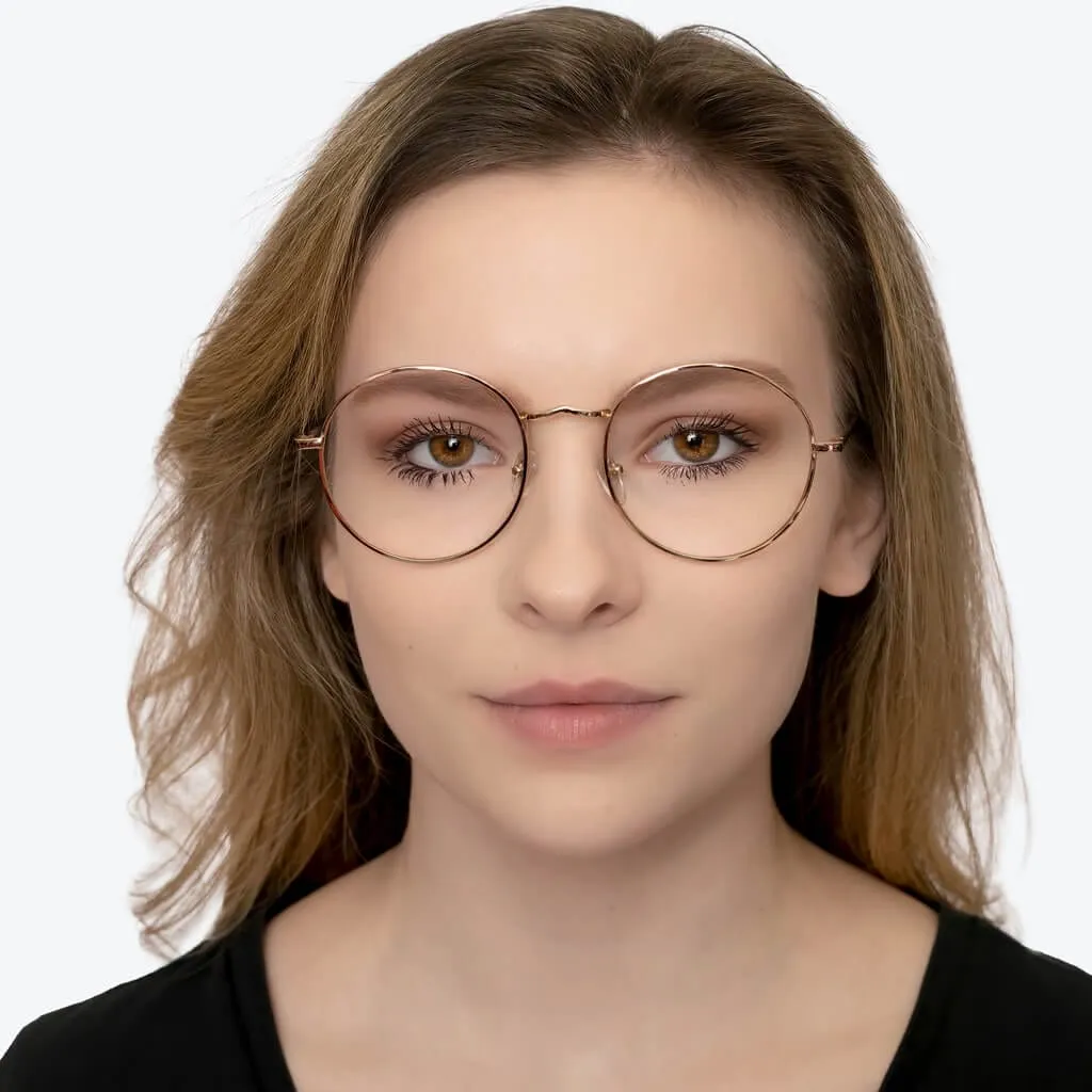 ScreenTime Elton Computer Glasses - Gold - Readers