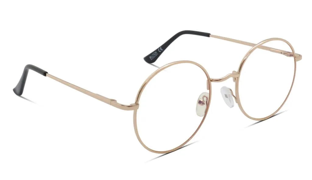 ScreenTime Elton Computer Glasses - Gold - Readers