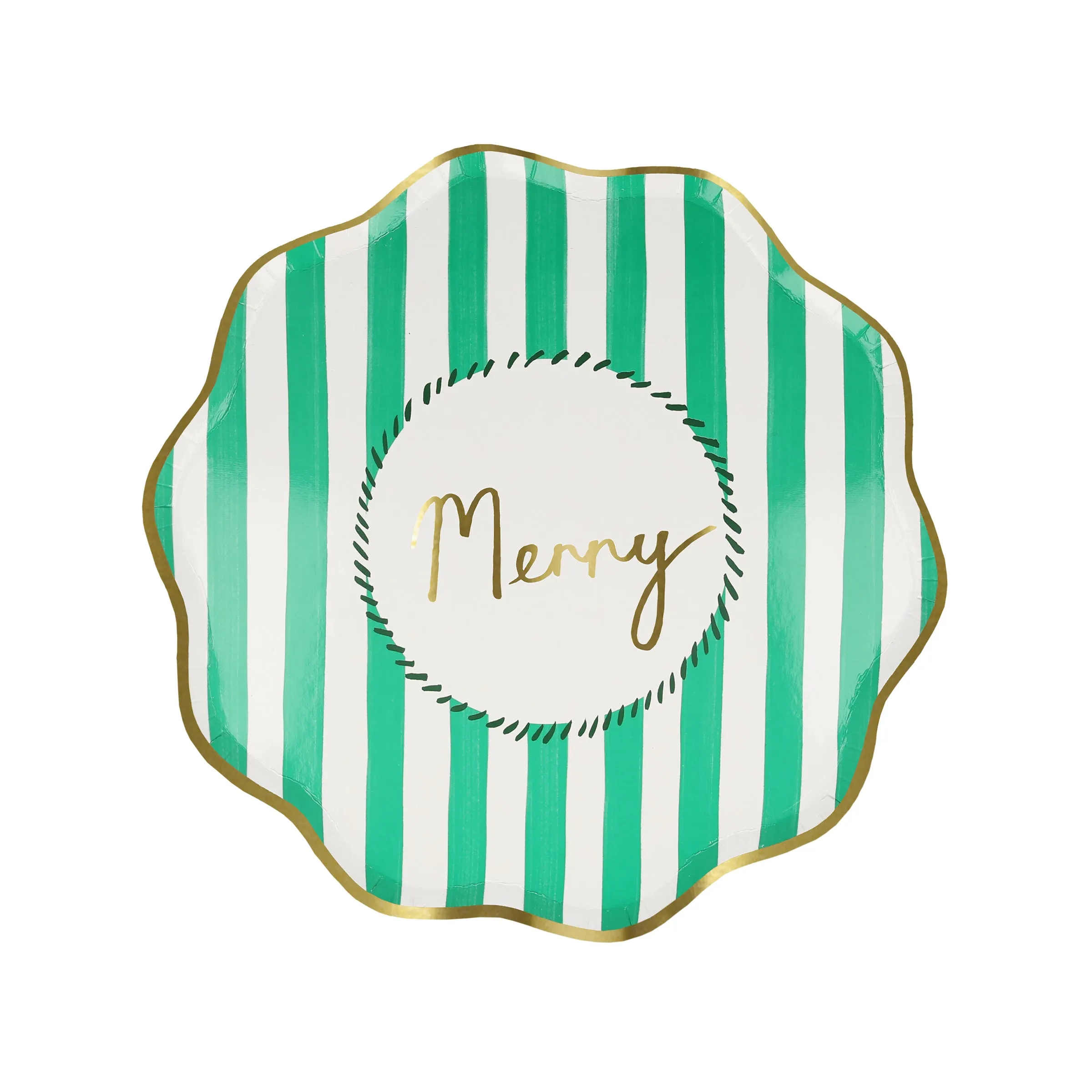 Striped Side Plates (x 8)