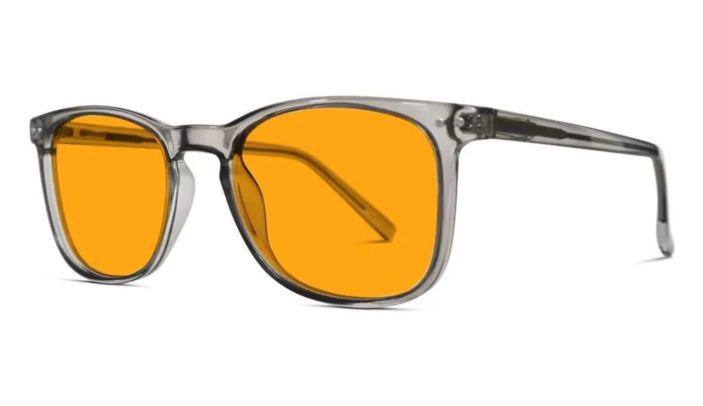 SunDown Taylor Blue Blocking Glasses-Pearl Grey - Prescription