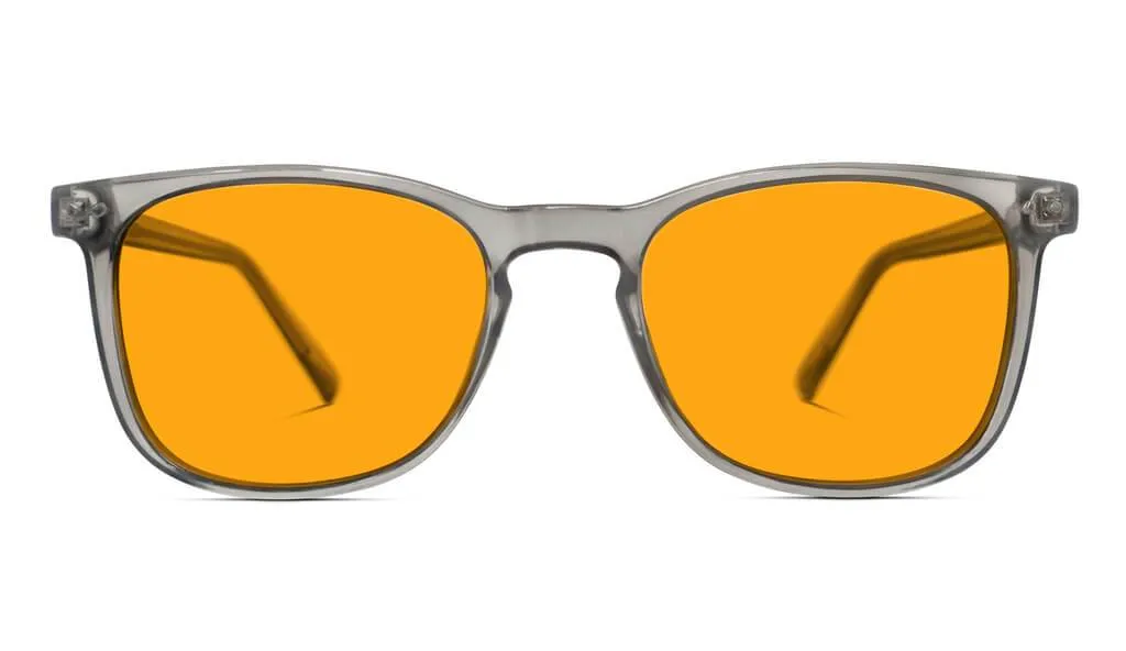 SunDown Taylor Blue Blocking Glasses-Pearl Grey - Prescription
