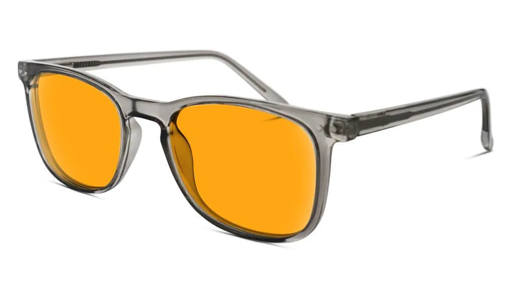 SunDown Taylor Blue Blocking Glasses-Pearl Grey - Prescription