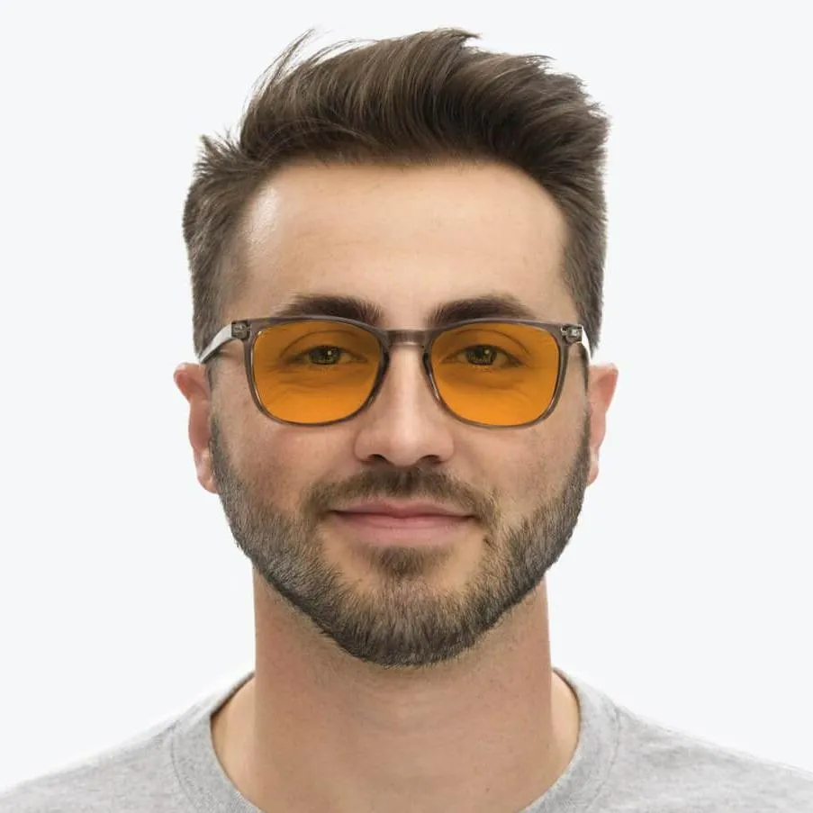 SunDown Taylor Blue Blocking Glasses-Pearl Grey - Prescription
