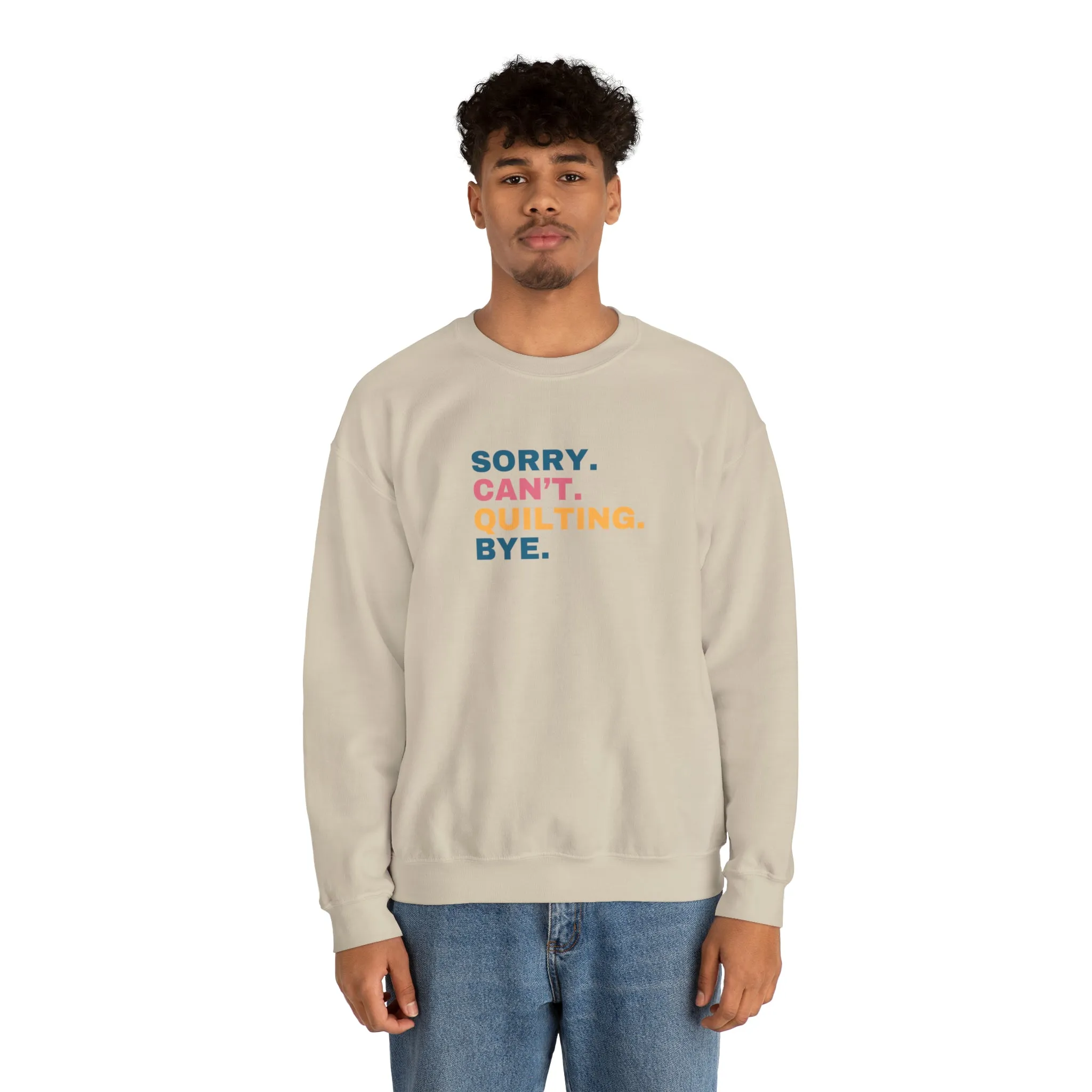 Sweatshirt:  Quilting Crewneck Sweatshirt