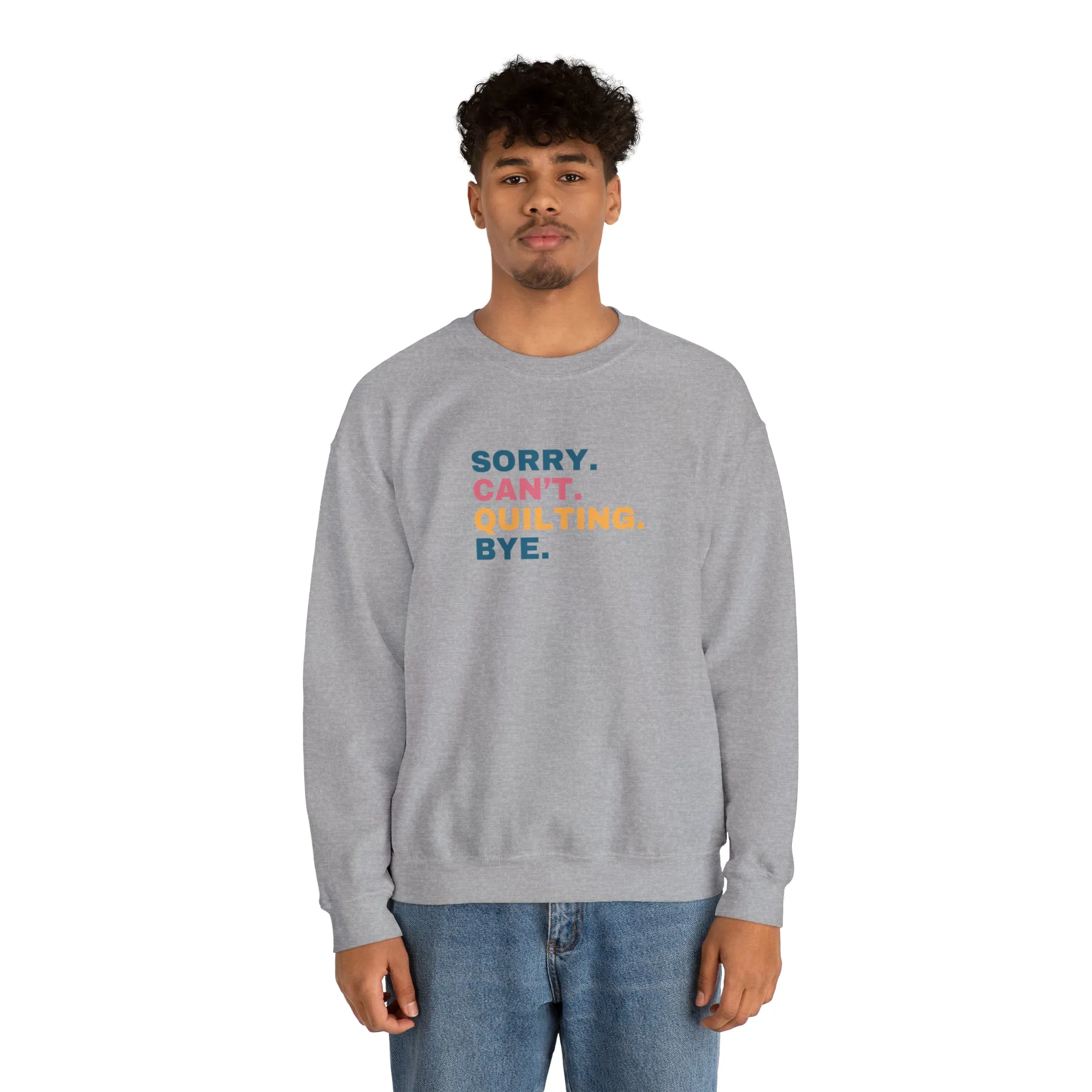 Sweatshirt:  Quilting Crewneck Sweatshirt