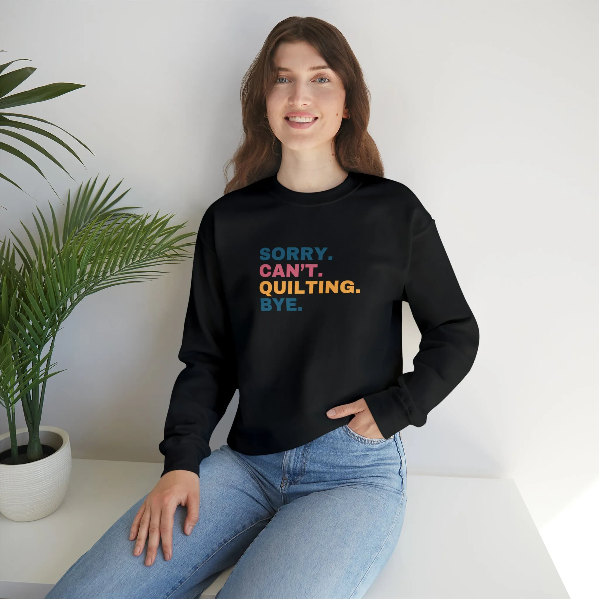 Sweatshirt:  Quilting Crewneck Sweatshirt