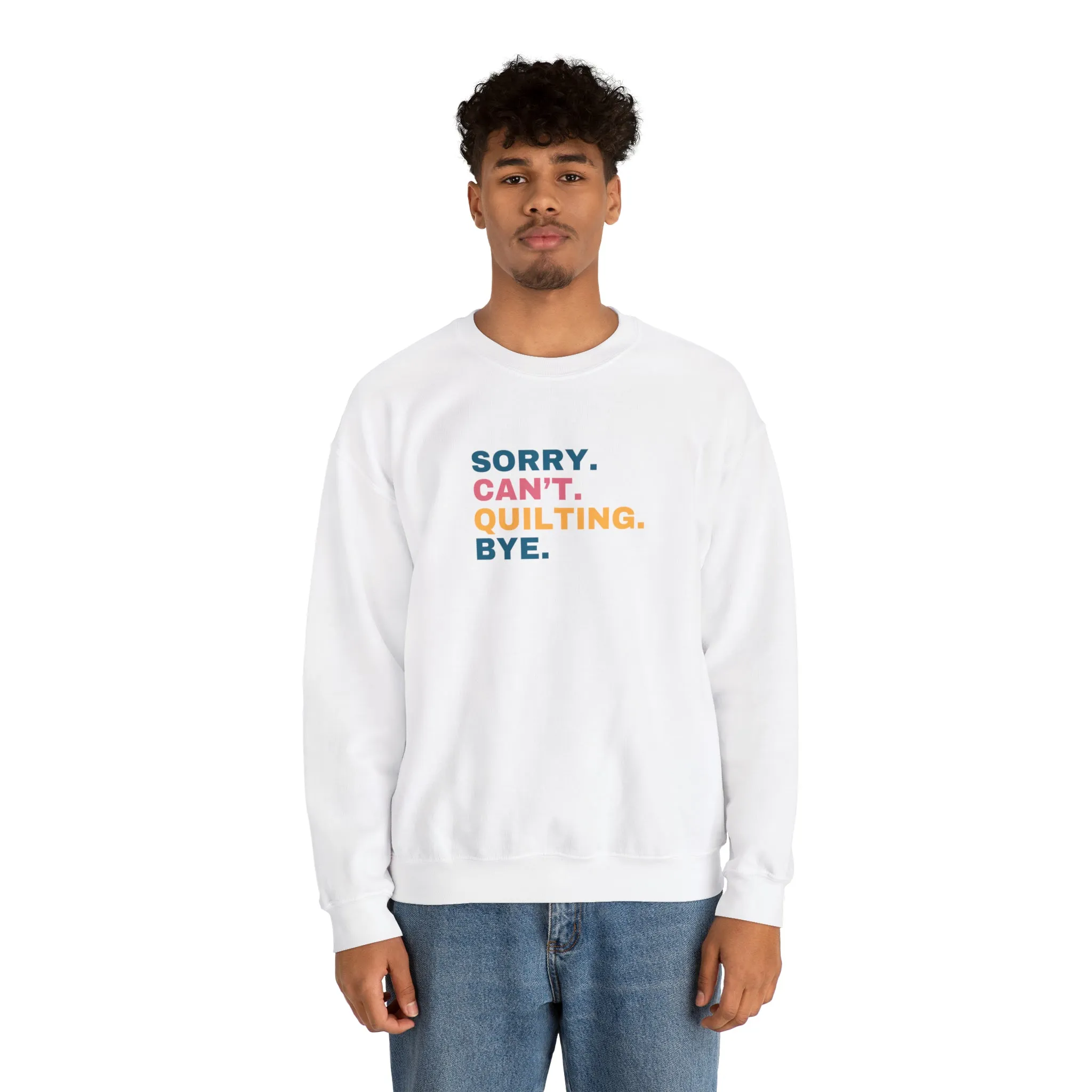 Sweatshirt:  Quilting Crewneck Sweatshirt