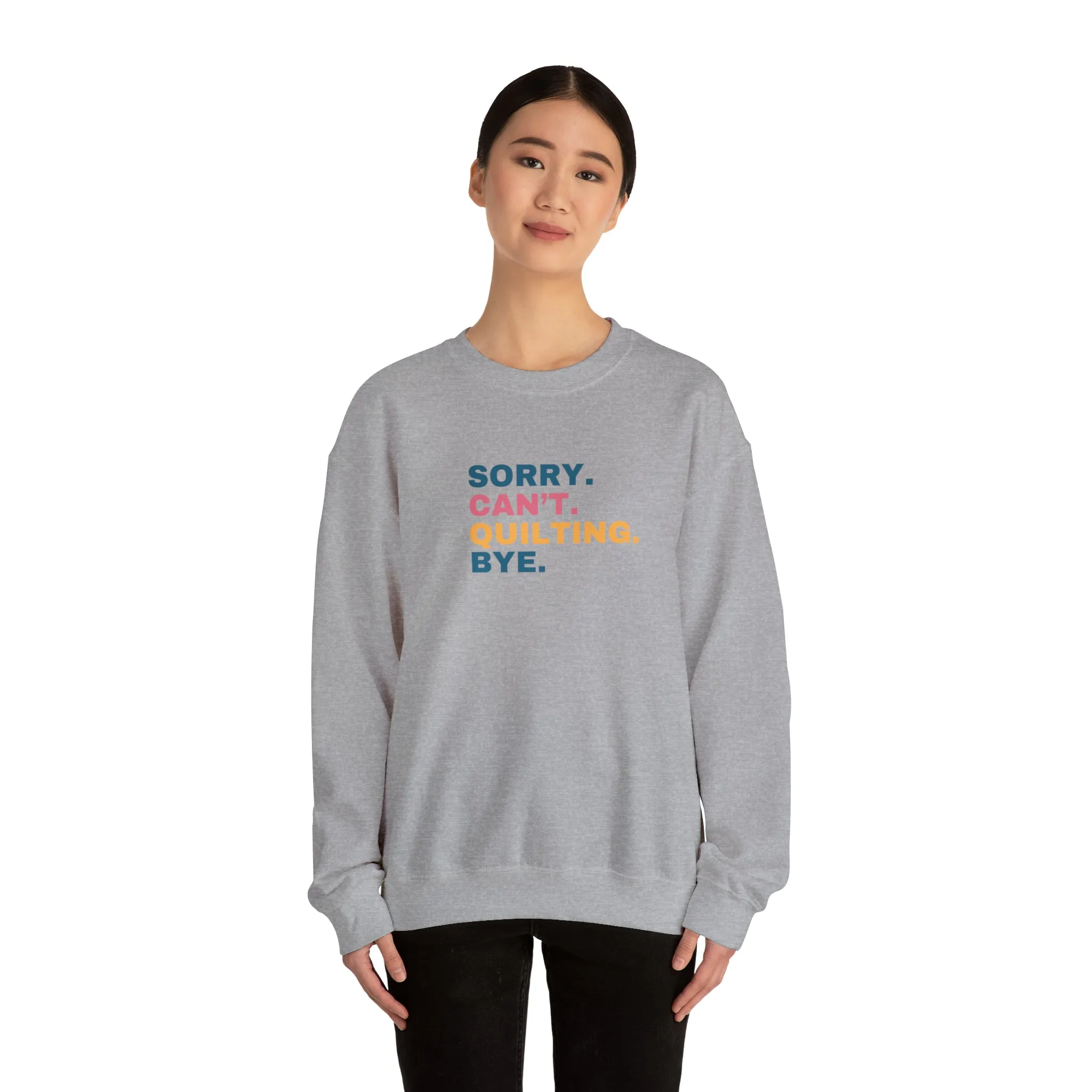 Sweatshirt:  Quilting Crewneck Sweatshirt