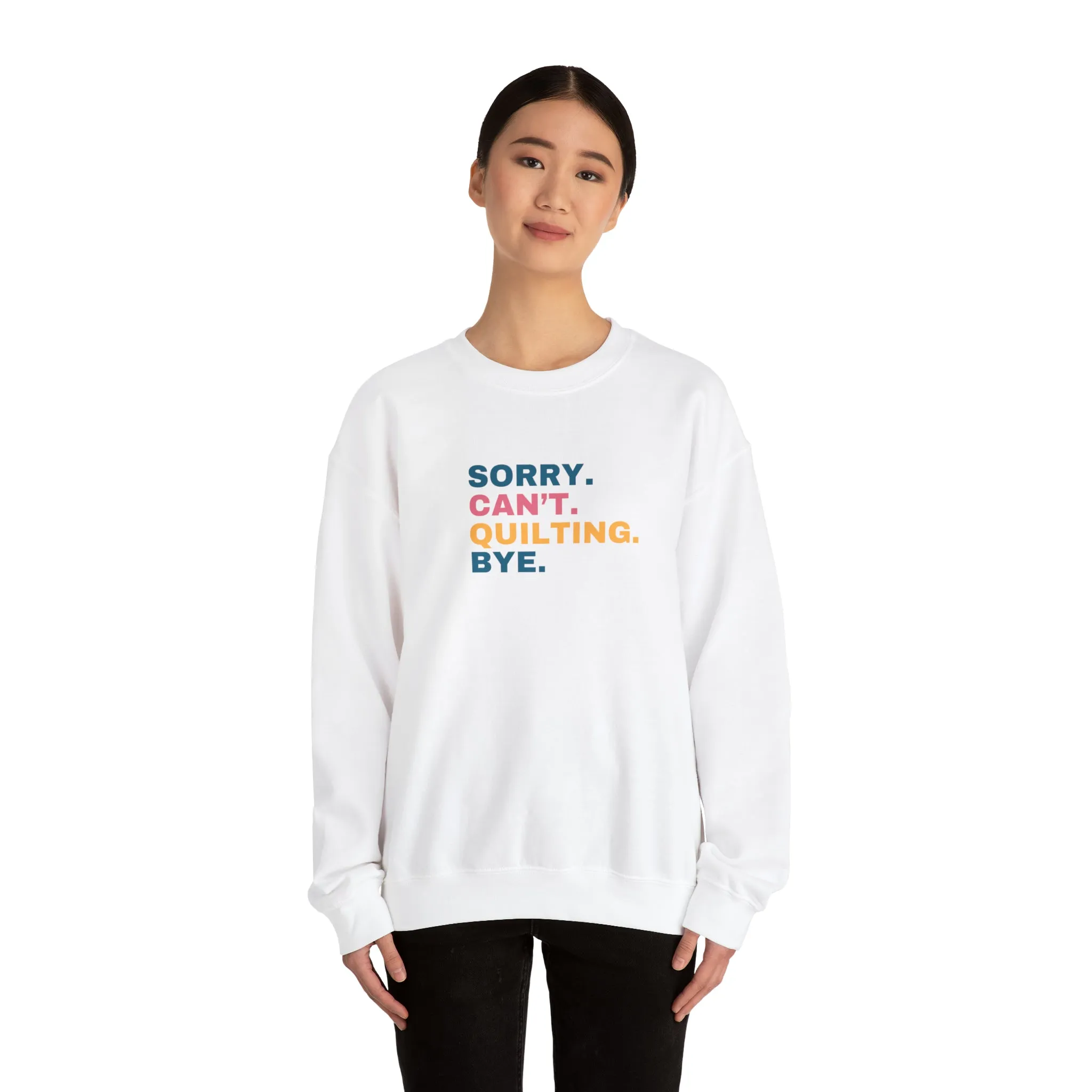 Sweatshirt:  Quilting Crewneck Sweatshirt